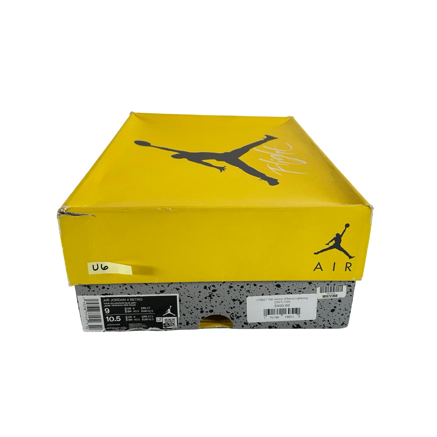 CT8527 700 Jordan 4 Retro Lightning (2021) [USED] - 9 M (Used6)