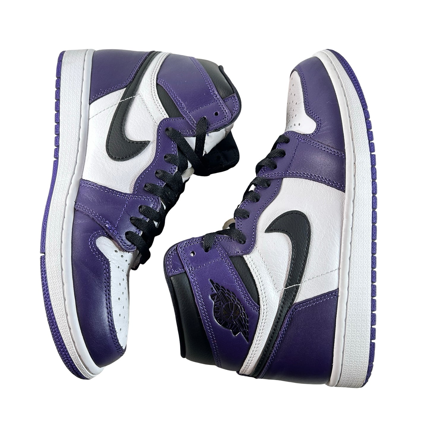555088 500 Jordan 1 Court Purple [USED] - 9 M (Used2) (No Box2)
