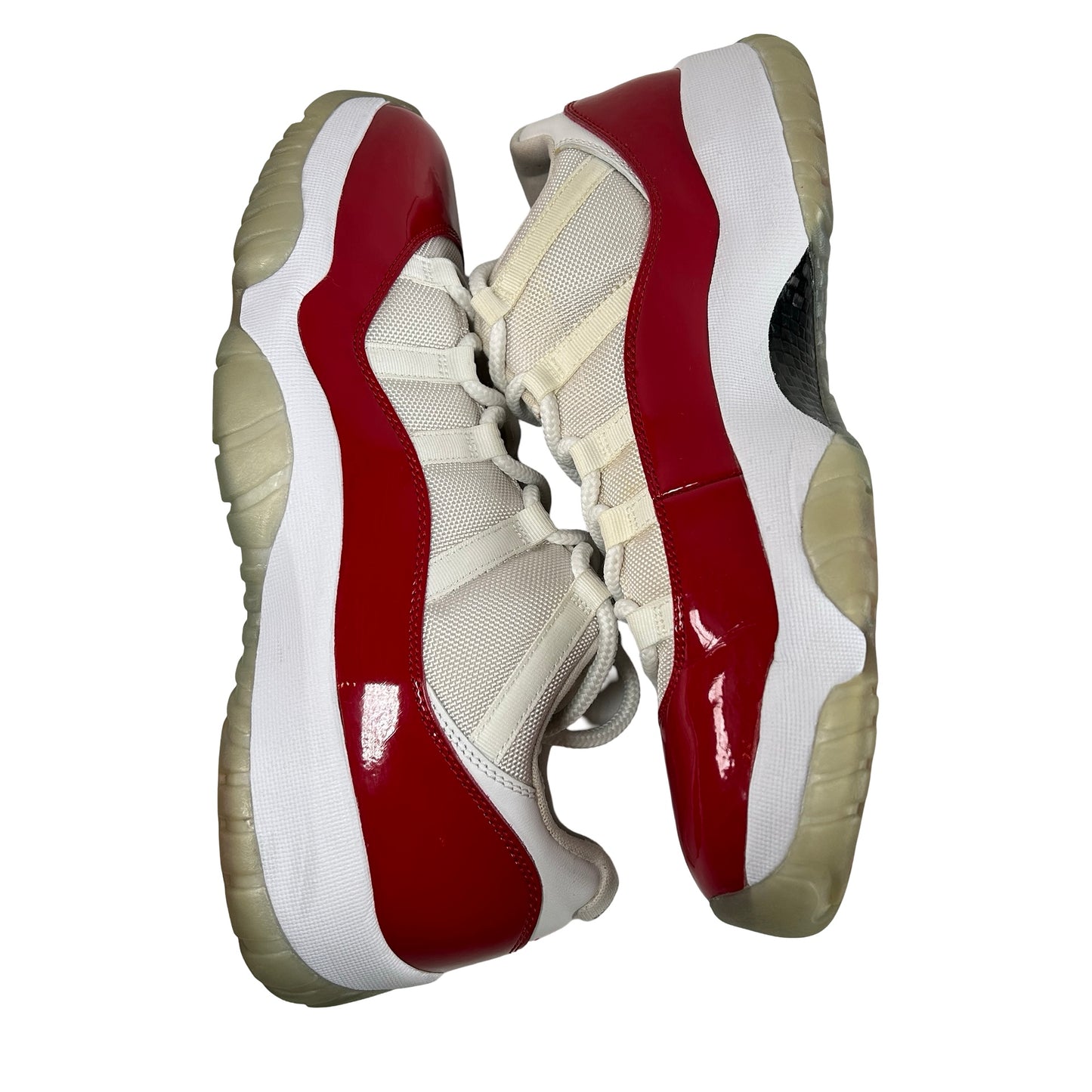 528895 102 Jordan 11 Retro Low Cherry (2016) [USED] - 12 M (Used) (No Box)