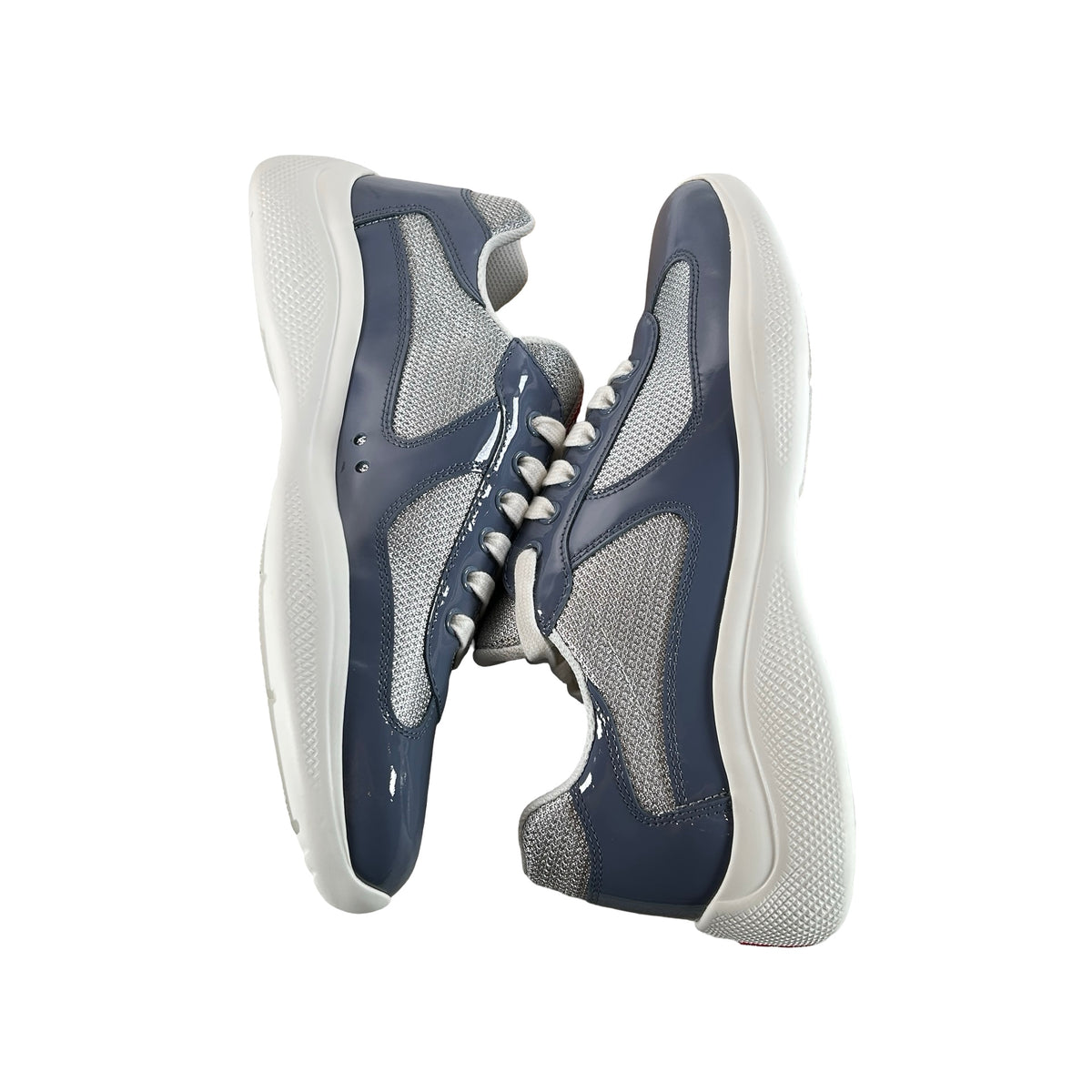 4E3400 ASZ FO4RD Prada America's Cup Patent Leather Marine - Prada 7 (US 8) (Dye)