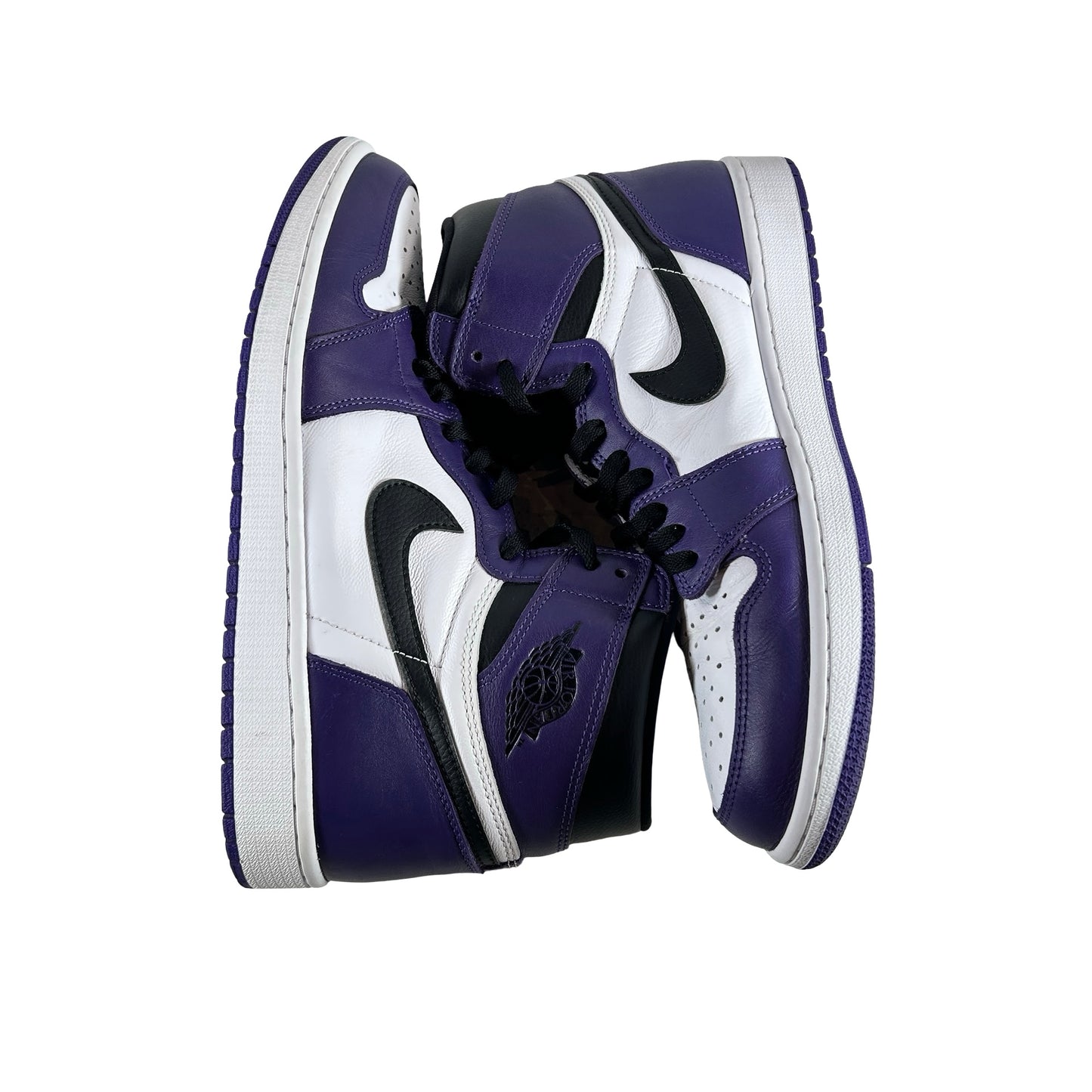 555088 500 Jordan 1 Court Purple [USED] - 13 M (Used) (No Box2)