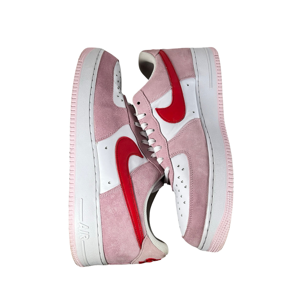 DD3384 600 Nike Air Force 1 Low '07 QS Valentine's Day Love Letter [USED] - 14 M (Used)