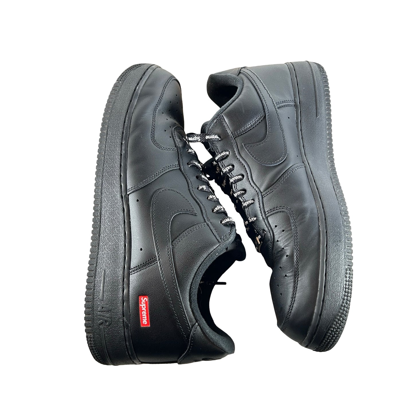 CU9225 001 Air Force 1 Low Supreme Black [USED] - 12 M (Used)
