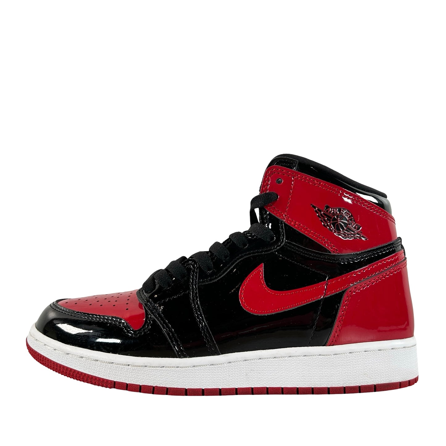 575441 063 Jordan 1 Retro High OG Patent Bred (GS) [USED] - 6 Y (Used2)