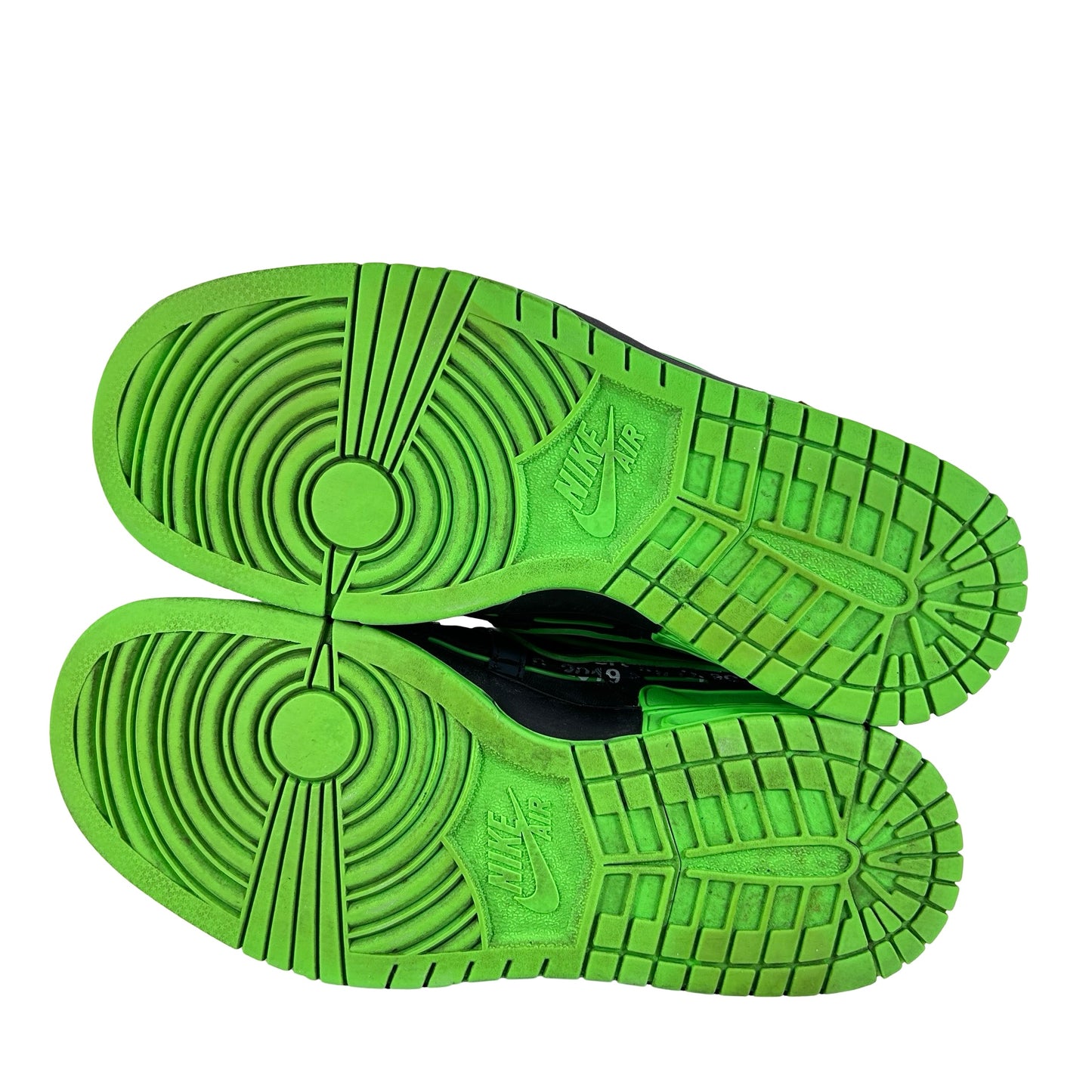 CU6015 001 Nike Air Rubber Dunk Off-White Green Strike [USED] - 9 M (Used2)