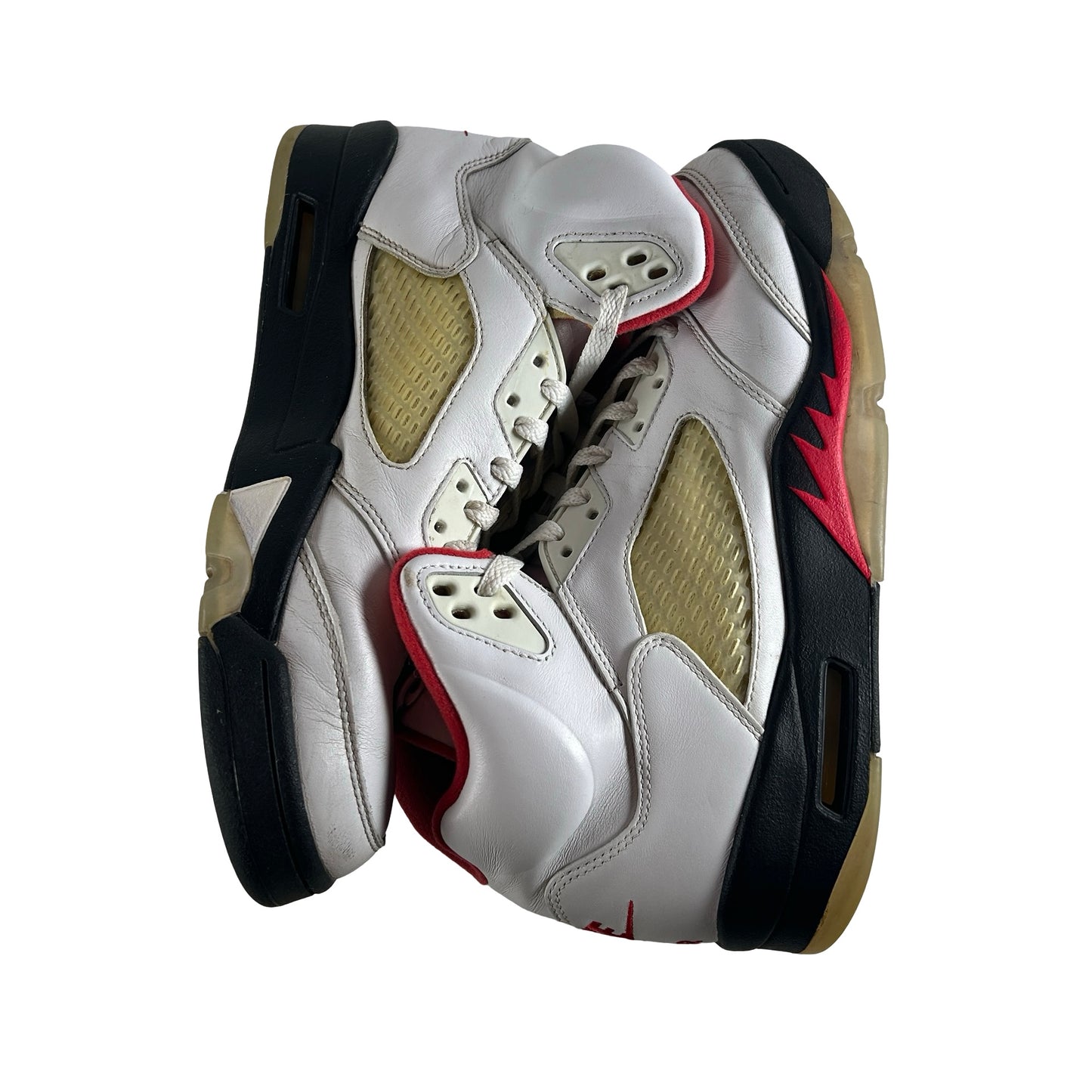 DA1911 102 Jordan 5 Fire Red [USED] - 9 M (Used3) (No Box3)