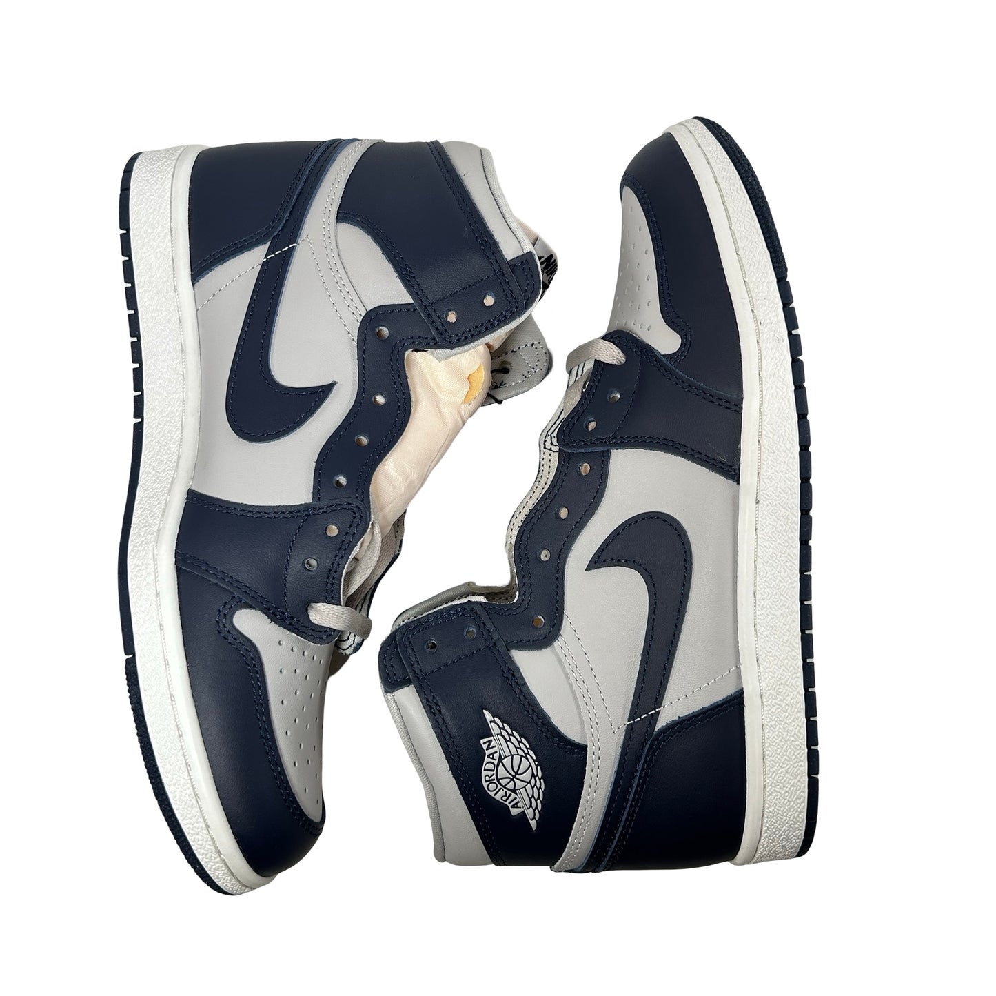 BQ4422 400 Jordan 1 High 85 Georgetown [CONDITIONAL] - 9.5 M (Right Toe Box Spot)