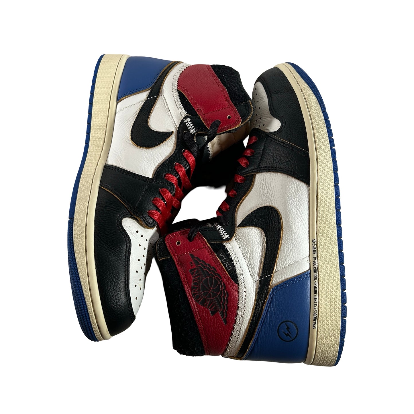 IO7847 002 Jordan 1 Retro High OG SP Fragment x Union LA Varsity Red Sport Royal [USED] - 11 M (Used4)