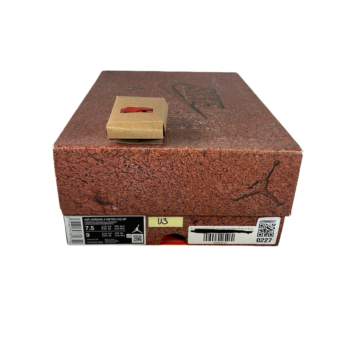 HF4340 800 Air Jordan 4 Retro OG SP Nigel Sylvester Brick by Brick [USED] - 7.5 M (Used3)