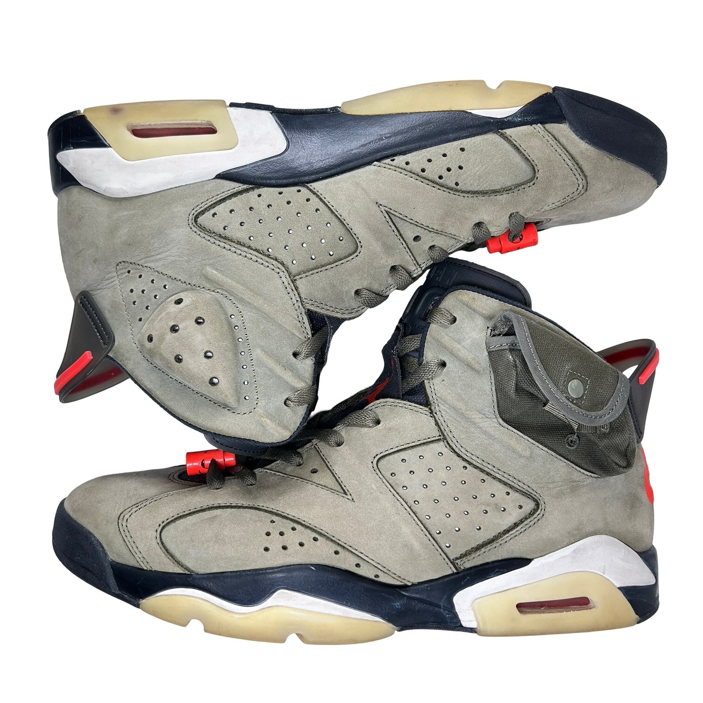 CN1084 200 Jordan 6 Retro Travis Scott [USED] - 12.5 M (Used) (Replace Box)