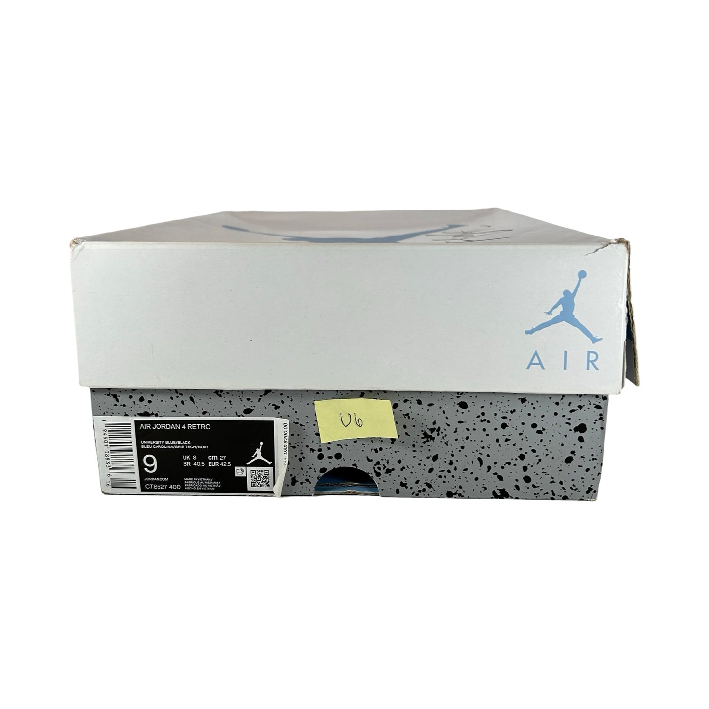 CT8527 400 Jordan 4 University Blue [USED] - 9 M (Used6)