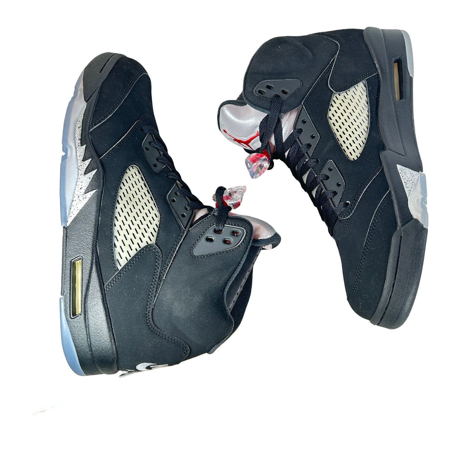 845035 003 Jordan 5 Retro Black Metallic (2016) - 11.5 M (Yellowing3)