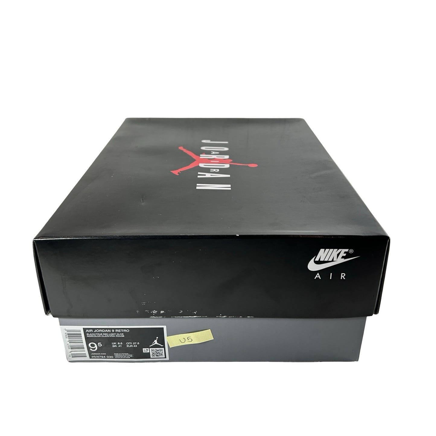 HV4794 030 Air Jordan 9 Retro Olive (2024) [USED] - 9.5 M (Used5)