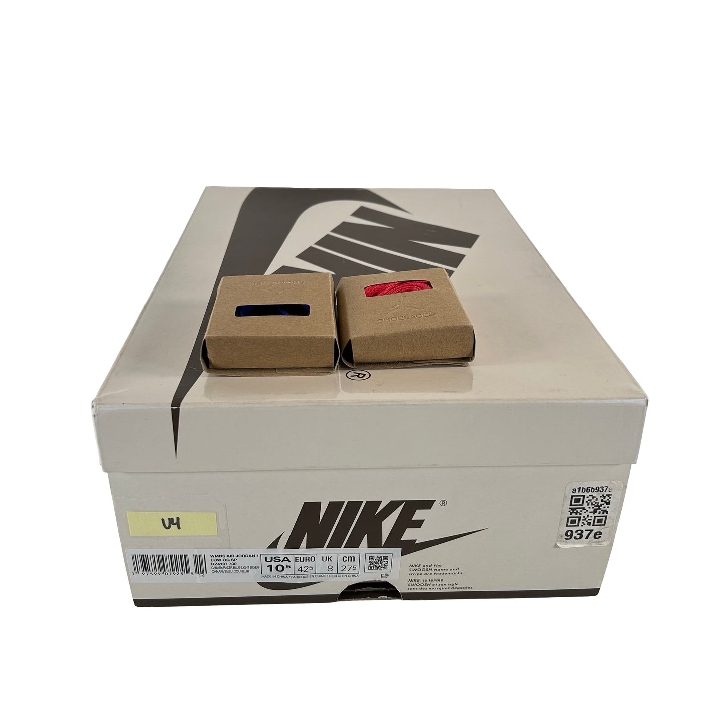 DZ4137 700 Jordan 1 Retro Low OG SP Travis Scott Canary (Women's) [USED] - 10.5 W (Used4)