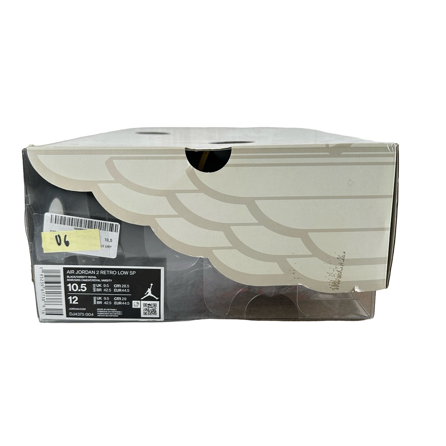 DJ4375 004 Jordan 2 Retro Low SP Off-White Black Blue [USED] - 10.5 M (Used6)