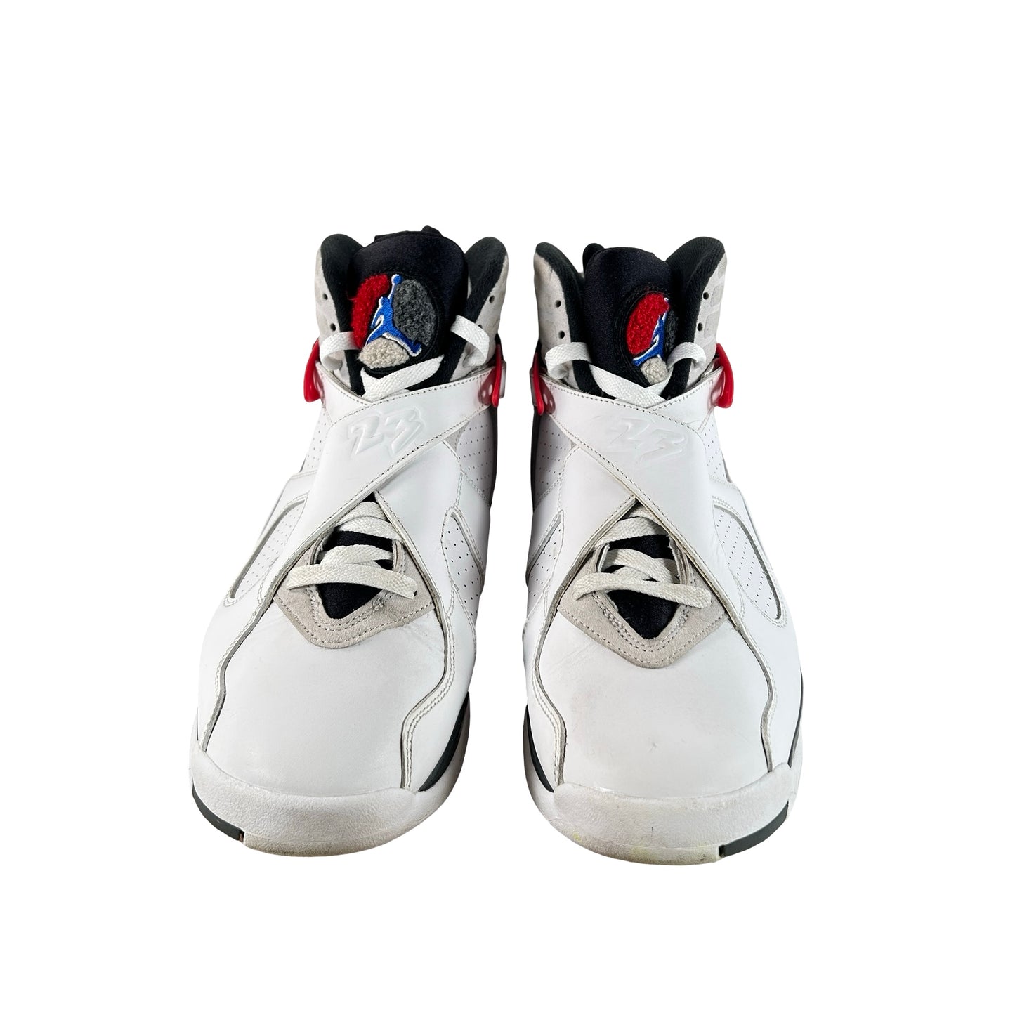 305381 100 Jordan 8 Retro White True Red (2025) [USED] - 12 M (Used) (No Box)