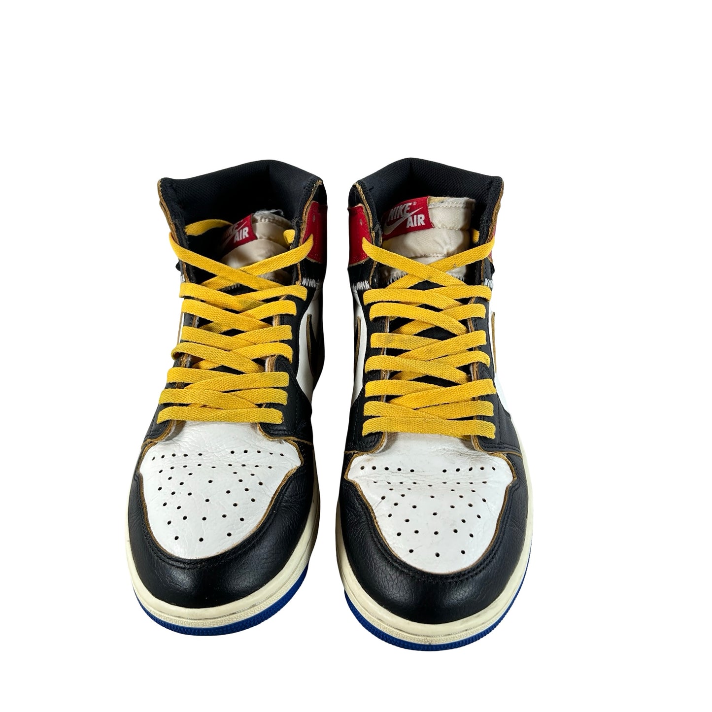IO7847 002 Jordan 1 Retro High OG SP Fragment x Union LA Varsity Red Sport Royal [USED] - 12 M (Used)
