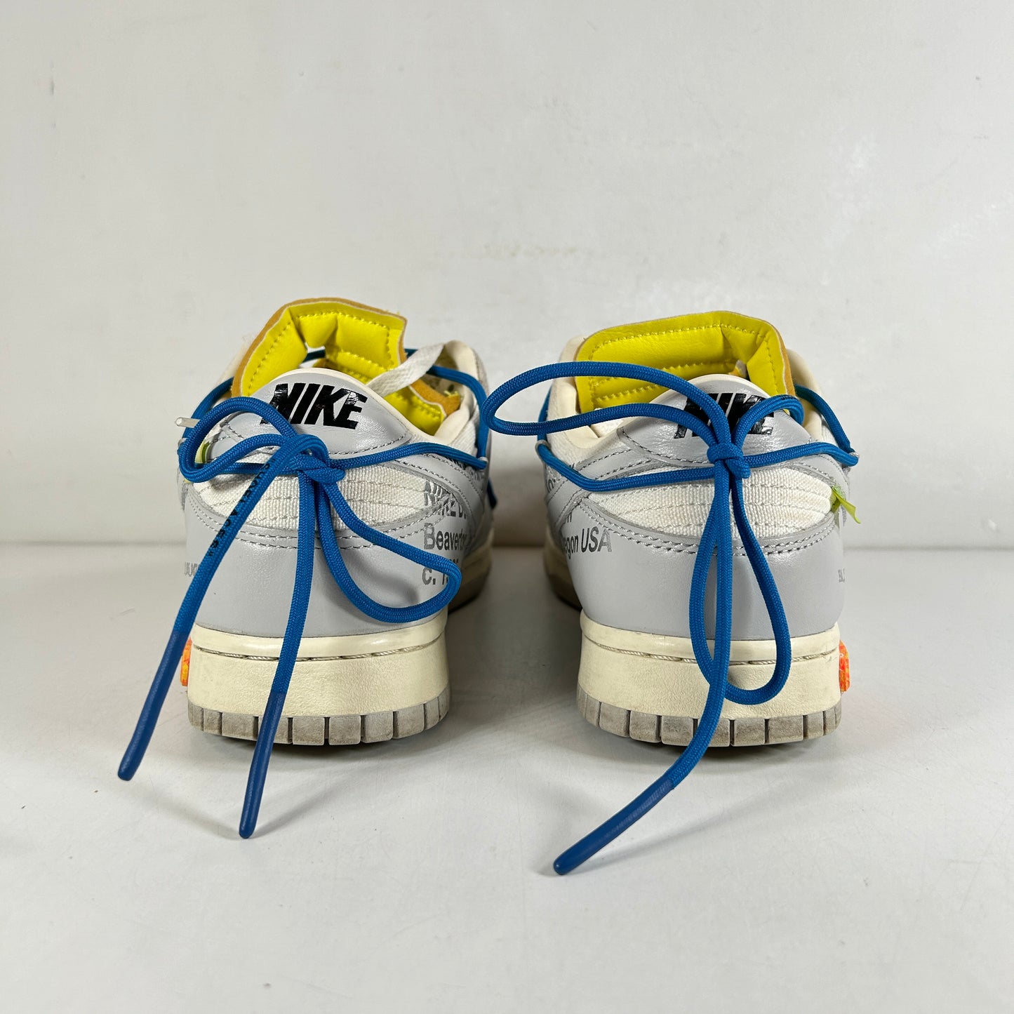 DM1602 112 Nike Dunk Low Off-White Lot 10 [USED] - 10 M (Used)