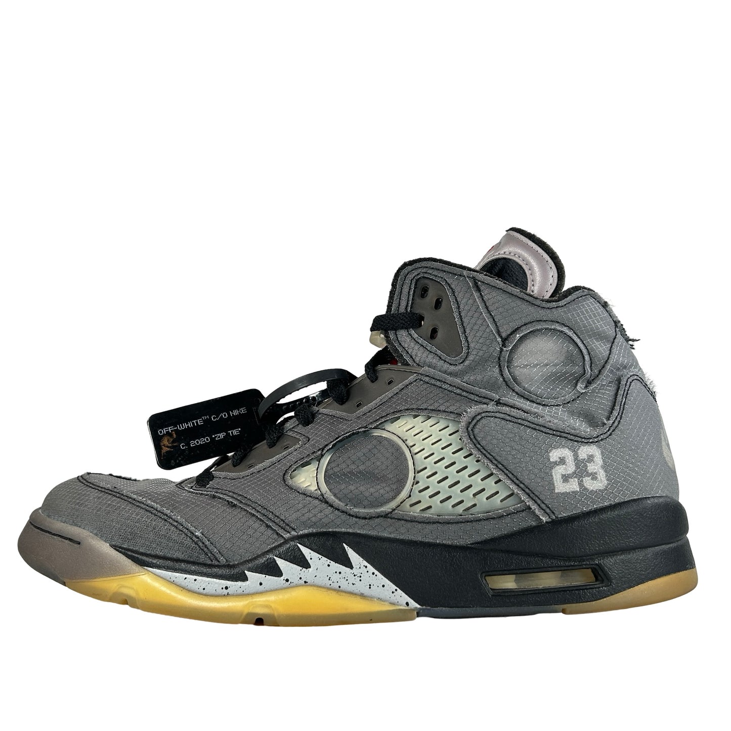 CT8480 001 Jordan 5 Off-White Black [USED] - 13 M (Used2)