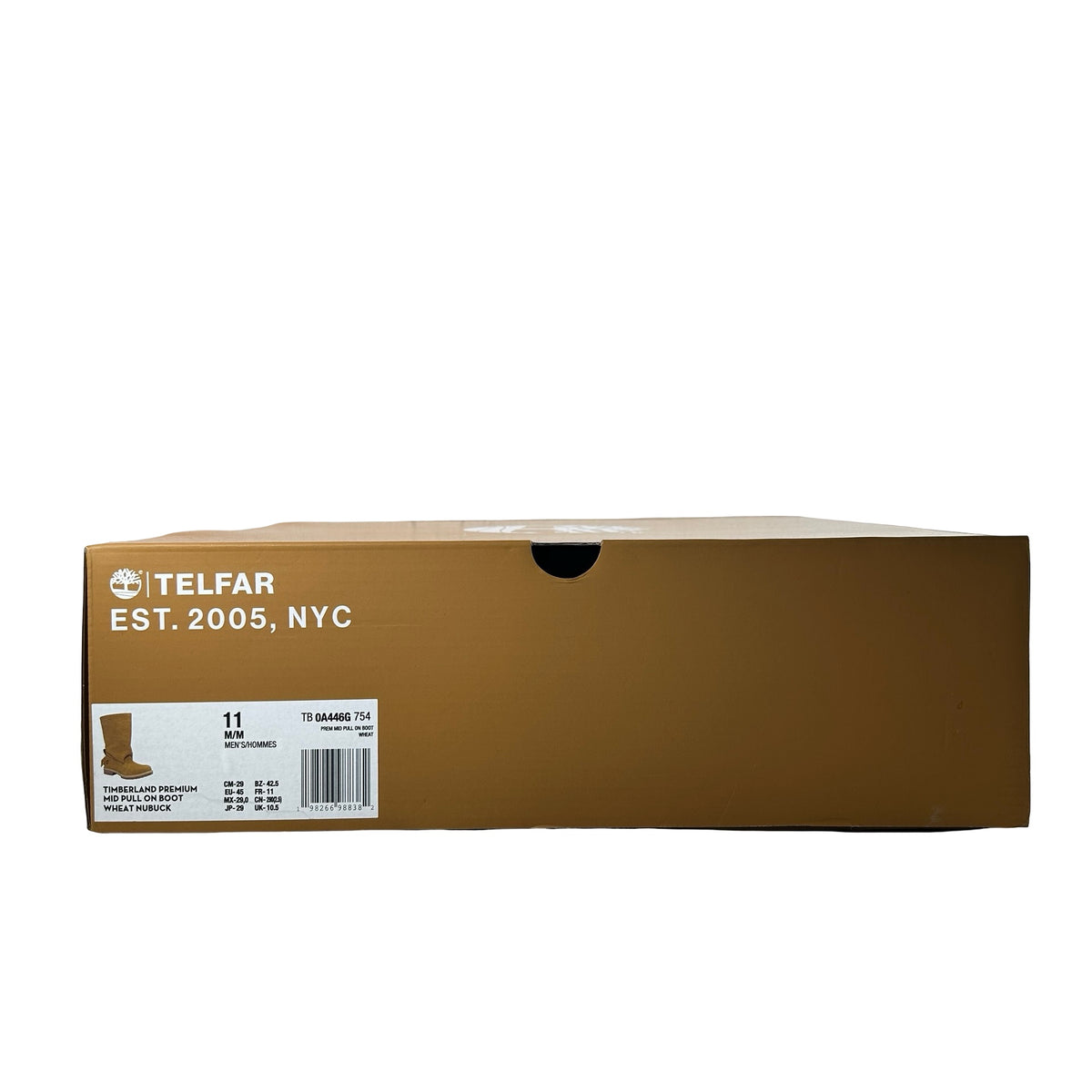 TB0A446G 754 Timberland Mid Pull On Boot x Telfar Wheat [USED] - 11 M (Used)