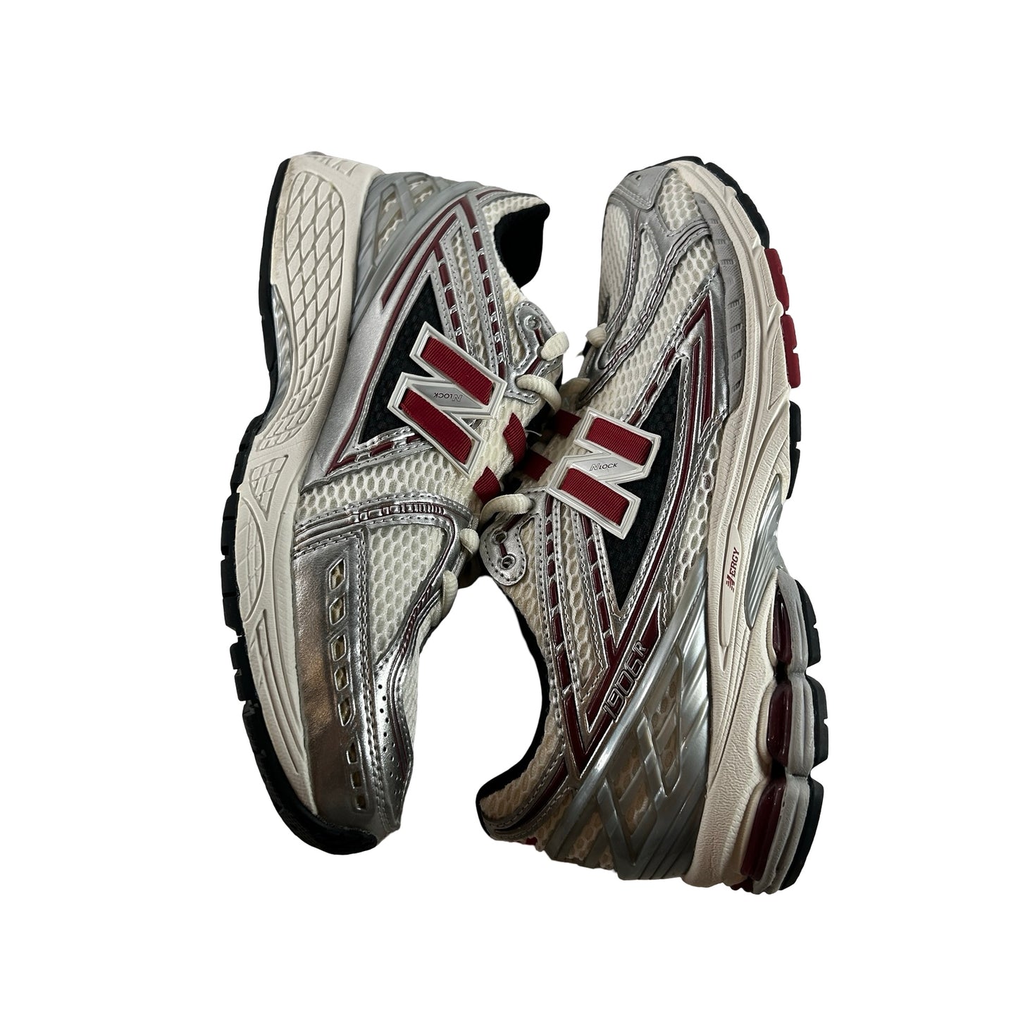 M1906REA New Balance 1906R Silver Classic Crimson [USED] - 8.5 M (Used)