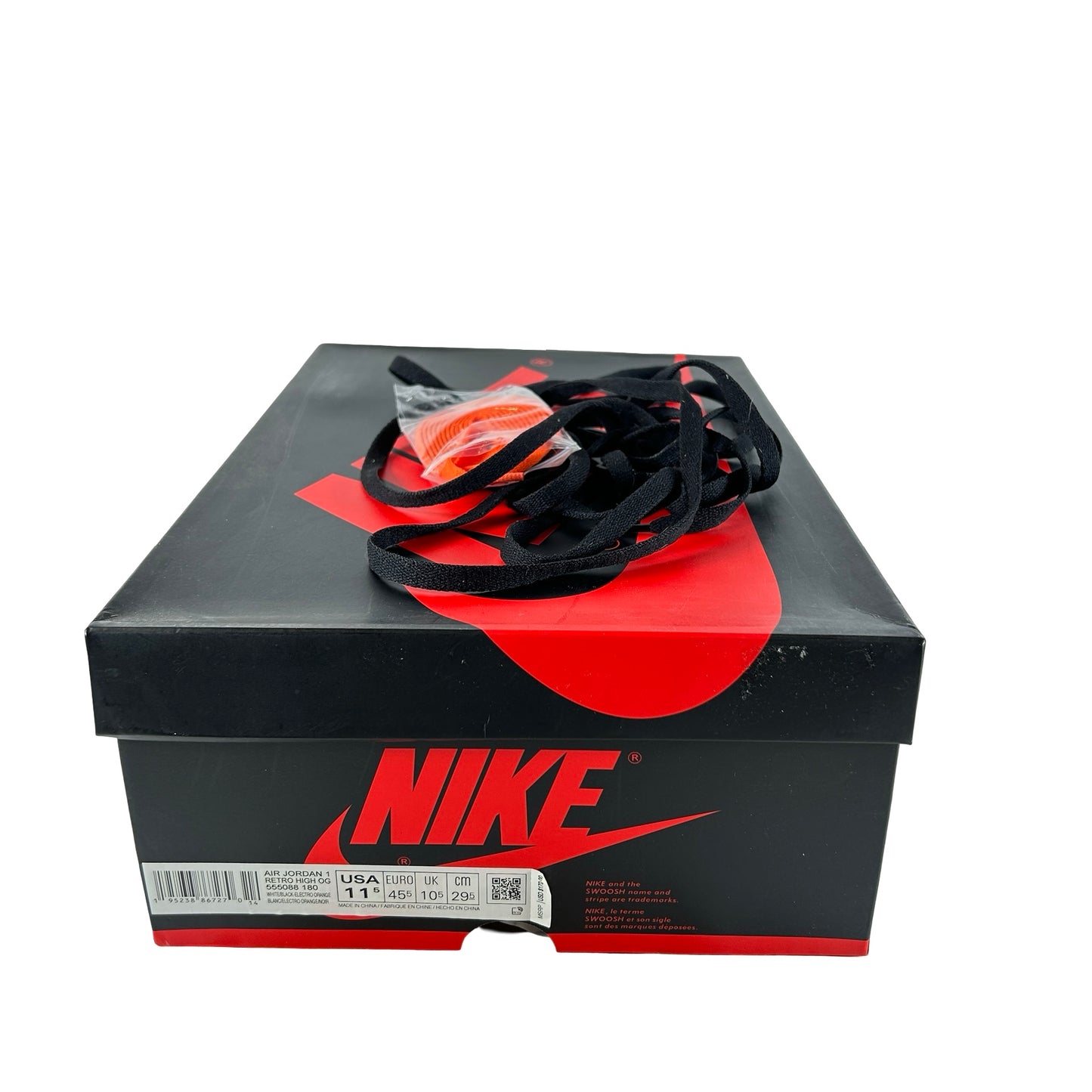 555088 180 Jordan 1 Retro High Electro Orange [USED] - 11.5 M (Used)