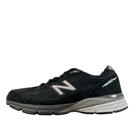 U990BL4 New Balance 990v4 MiUSA Black Silver [USED] - 12 M (Used) (No Box)
