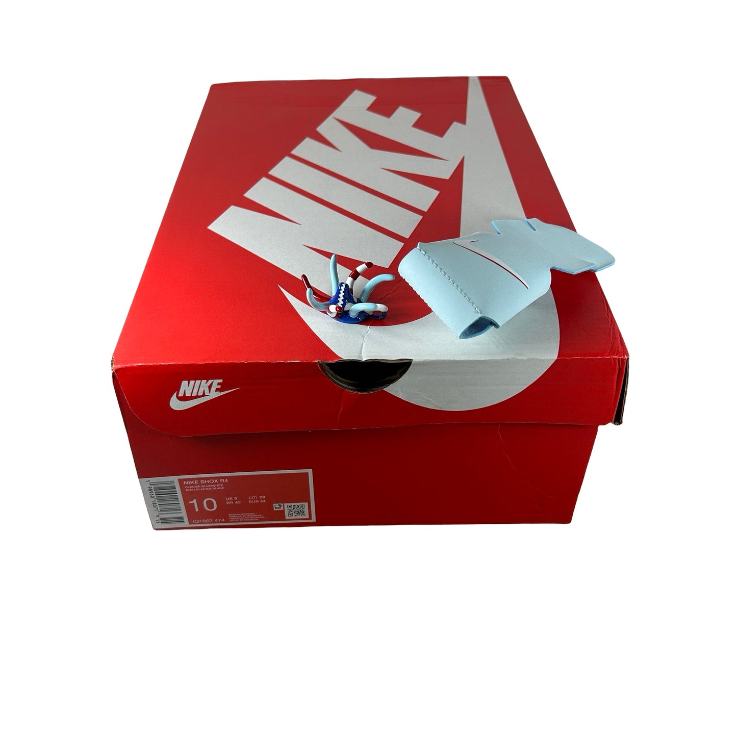 IQ1867 474 Nike Shox R4 Puerto Rico [USED] - 10 M (Used)