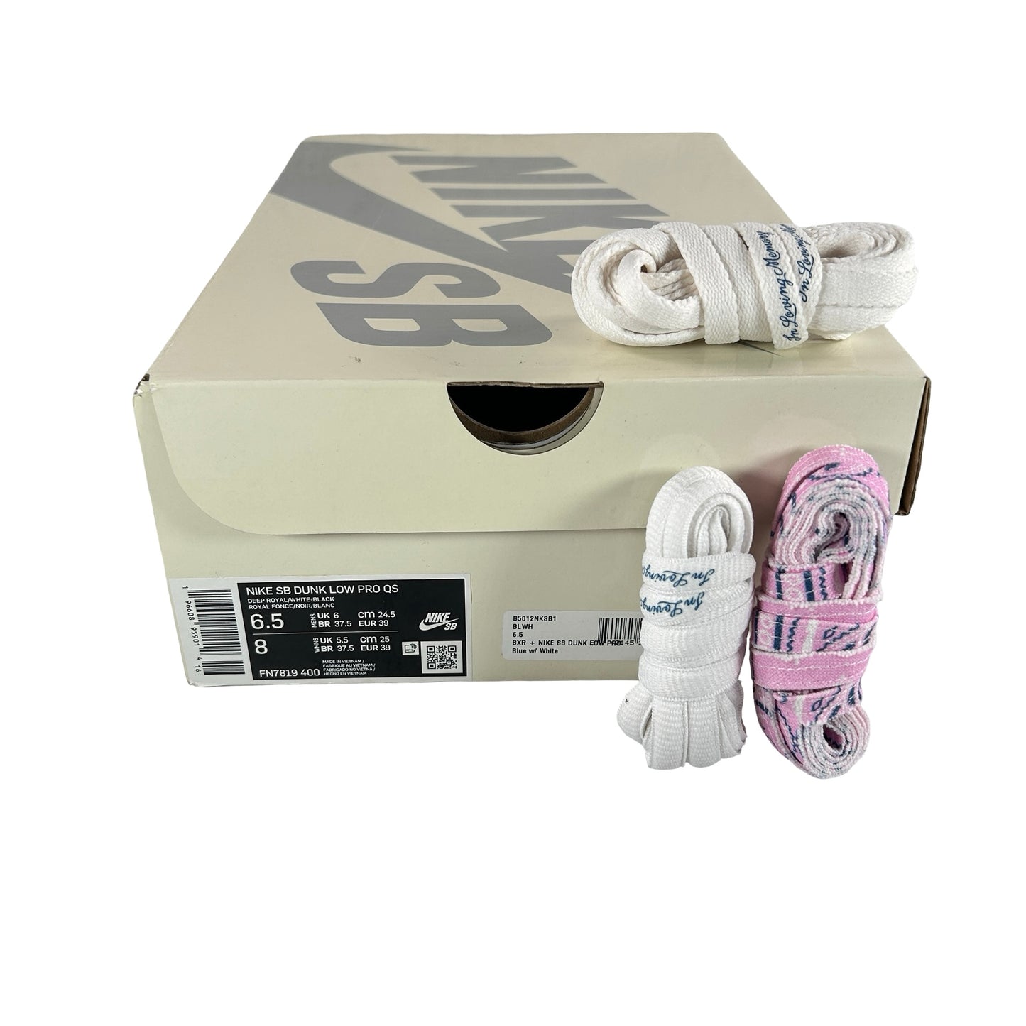 FN7819 400 Nike SB Dunk Low Born X Raised One Block At A Time [USED] - 6.5 M (VNDS)