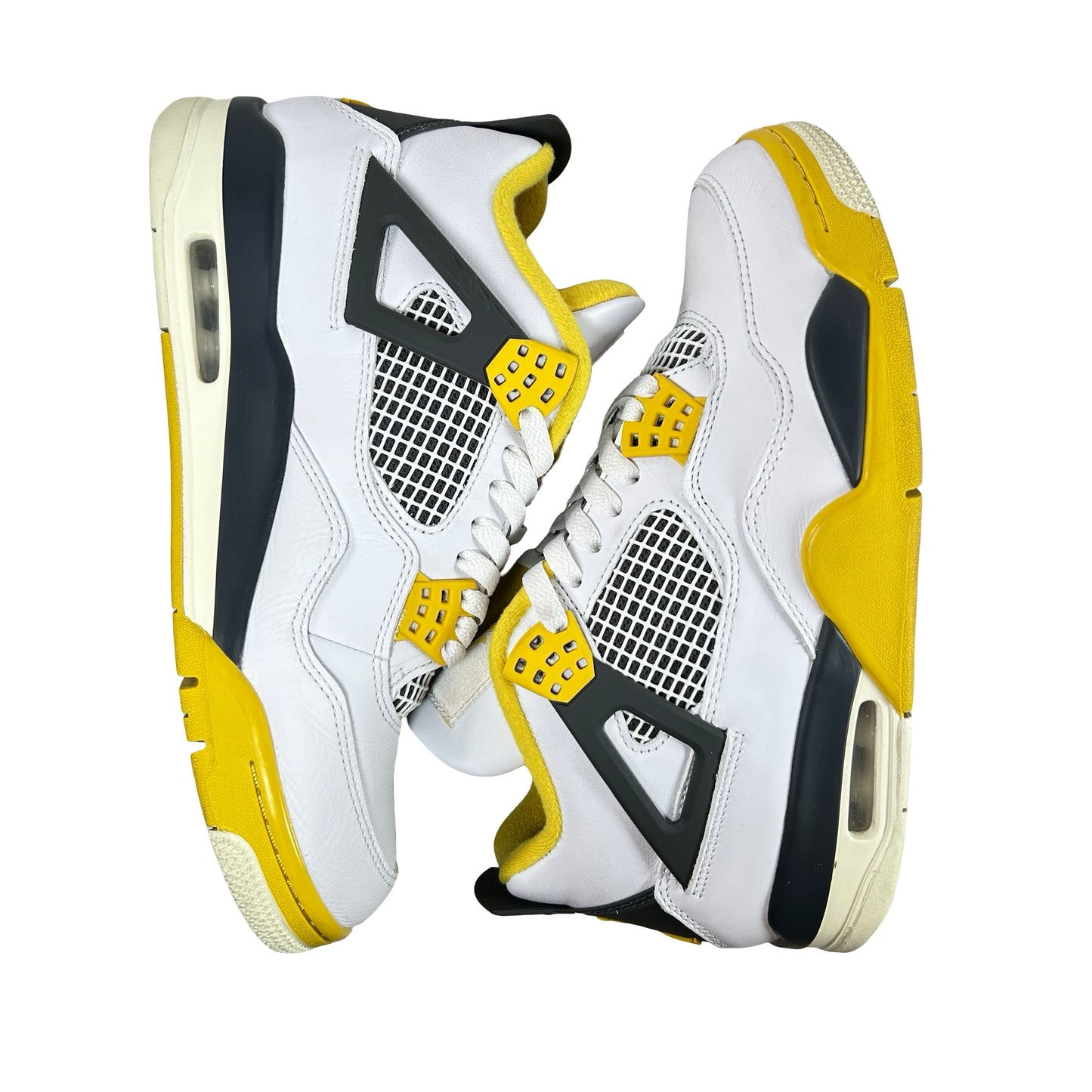 AQ9129 101 Jordan 4 Retro Vivid Sulfur (Women's) [USED] - 10 W (Used2)