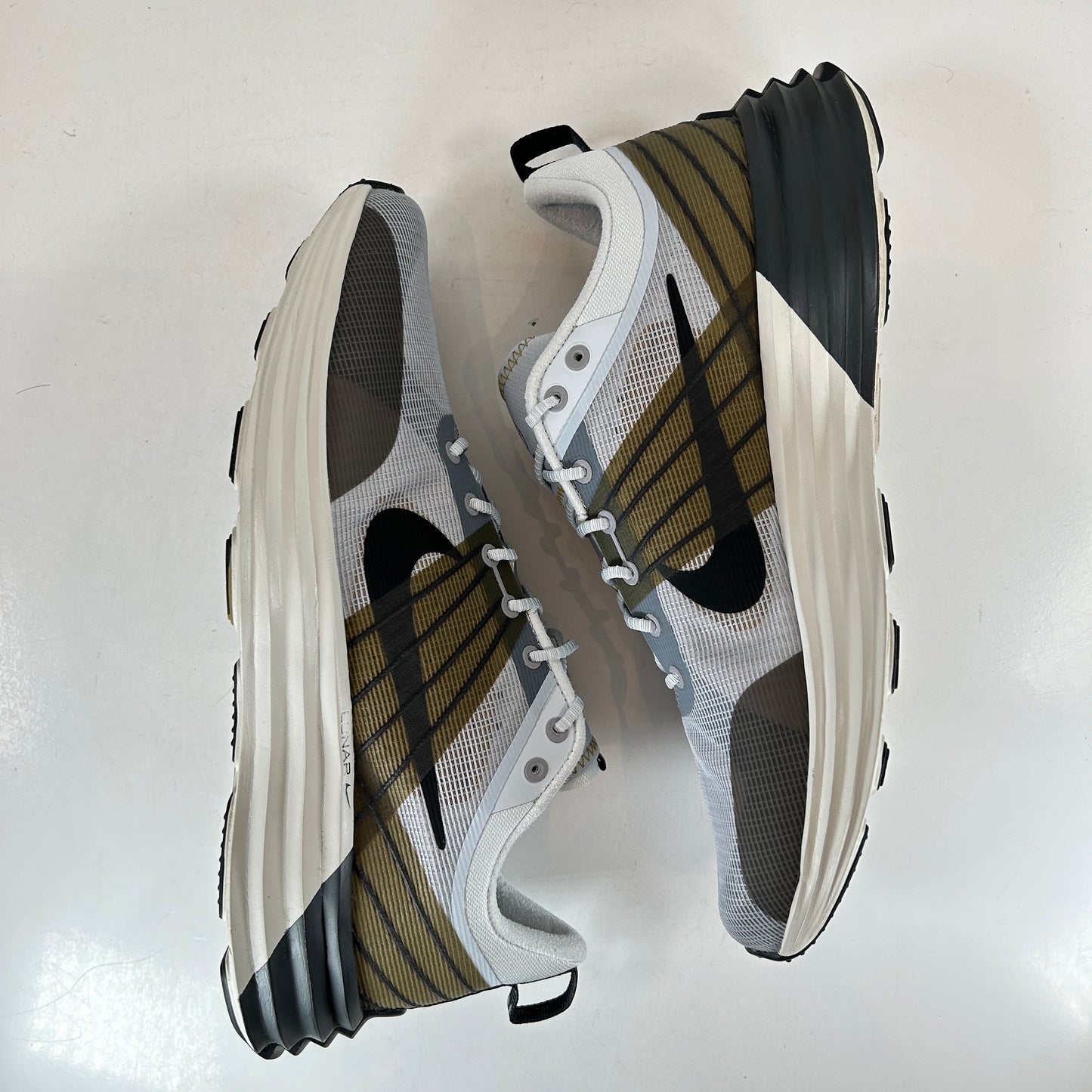 DV2440 001 Nike Lunar Roam Platinum Tint Desert Moss [USED] - 12 M (Used)