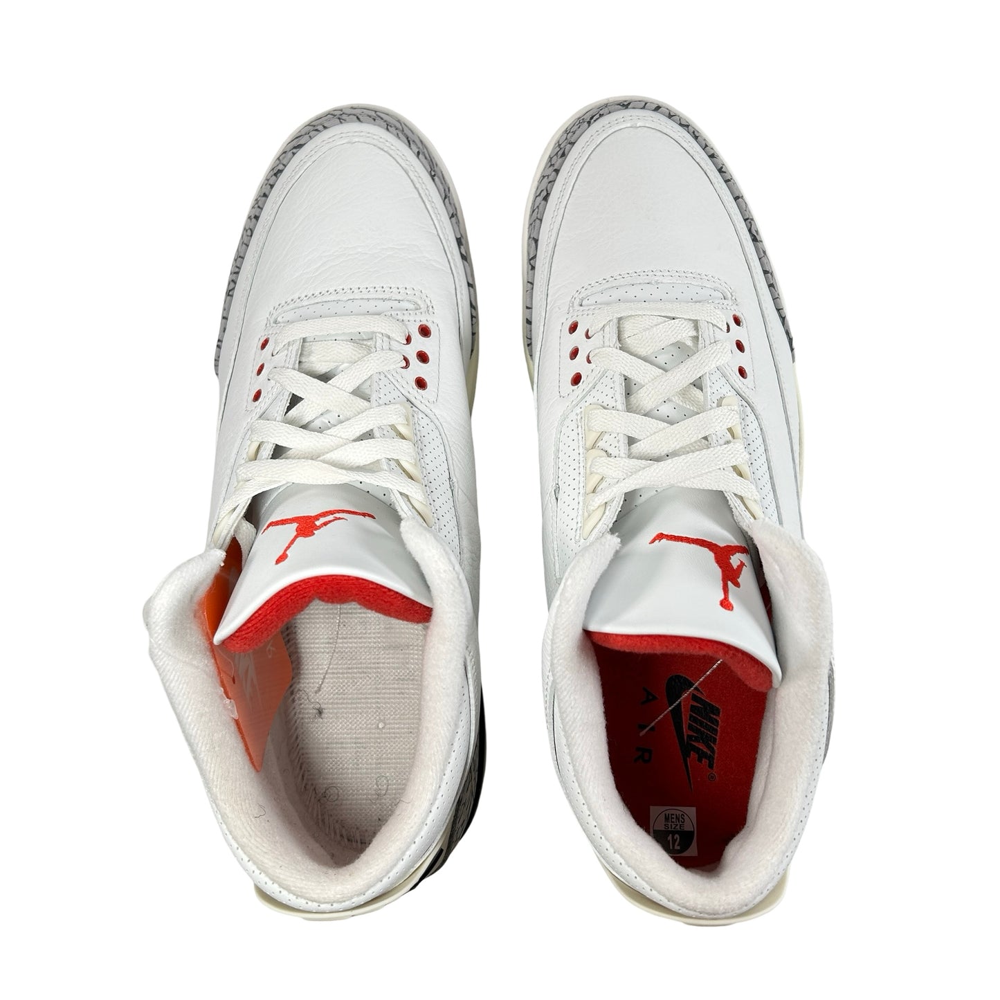 DN3707 100 Jordan 3 Retro White Cement Reimagined [CONDITIONAL] - 12 M (Missing Left Insole)
