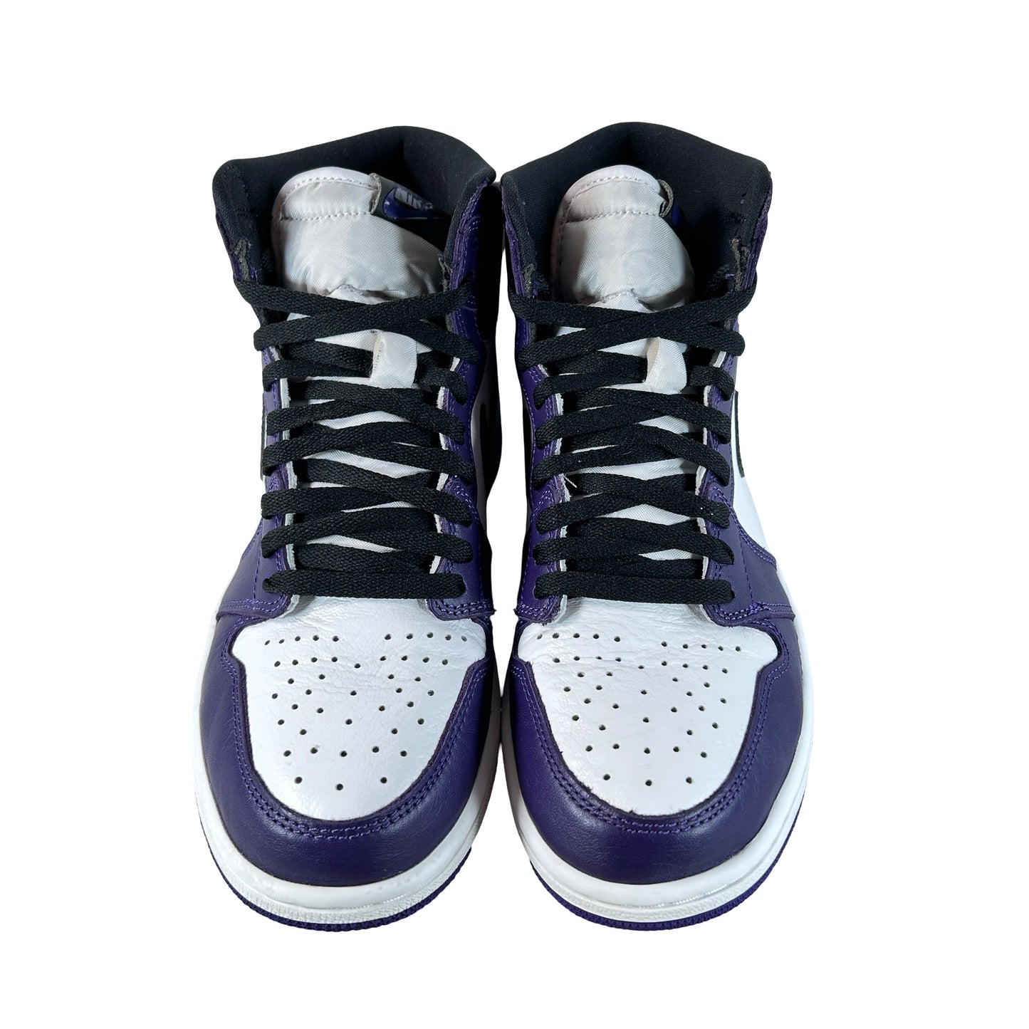 555088 500 Jordan 1 Court Purple [USED] - 9 M (Used2) (No Box2)