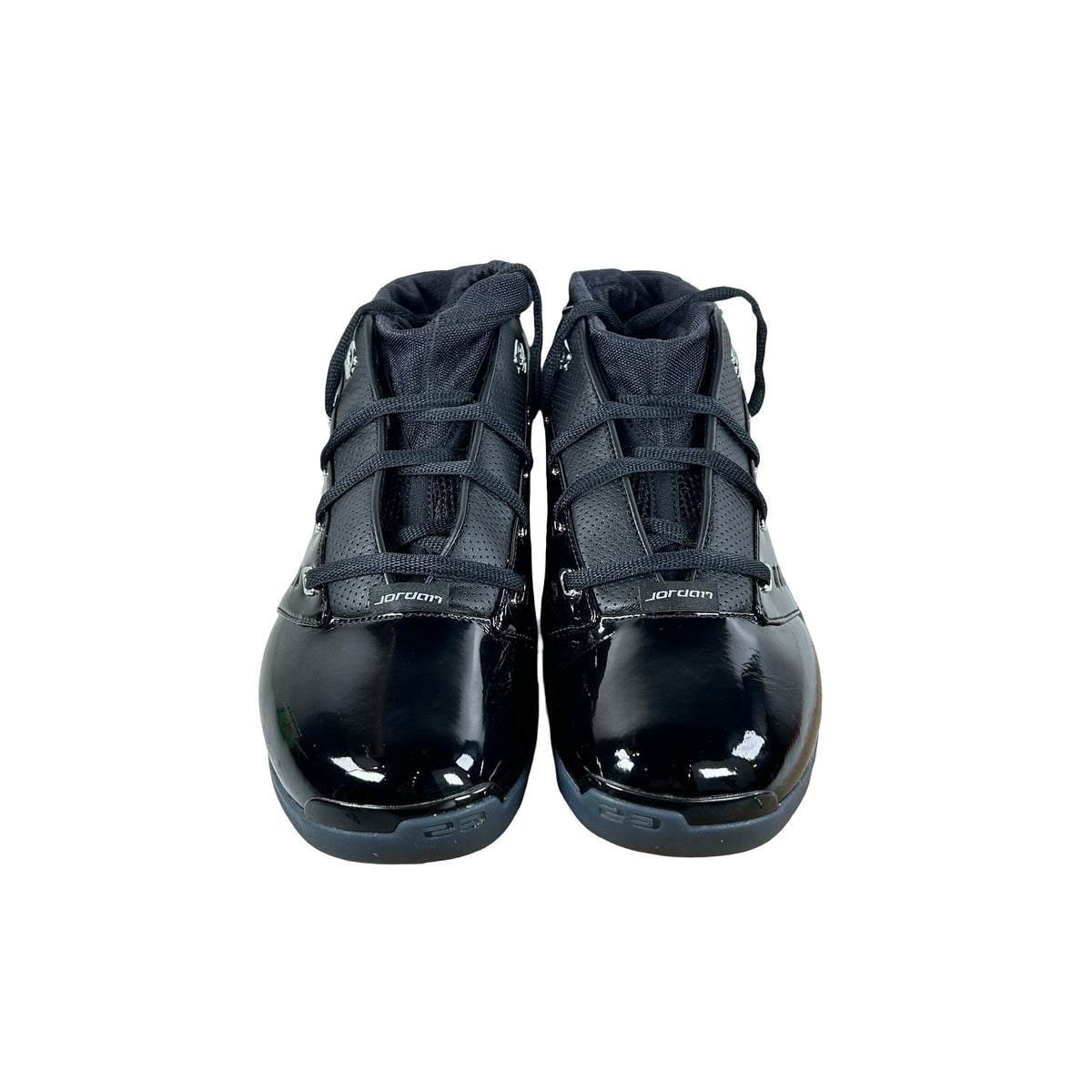 IV7640 001 Air Jordan 17 Low Black Patent [USED] - 13 M (Used)