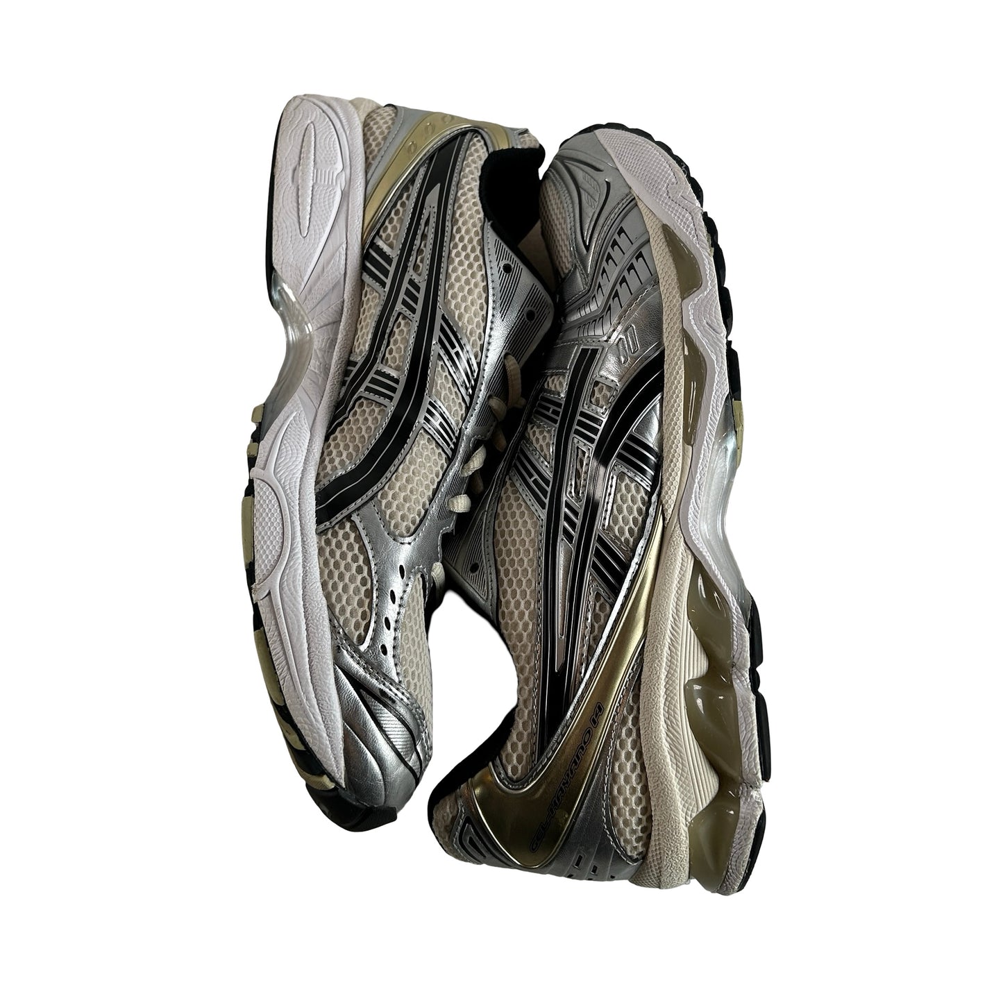 1203A537 200 ASICS Gel-Kayano 14 Birch Pure Silver [USED] - 11.5 M (Used)