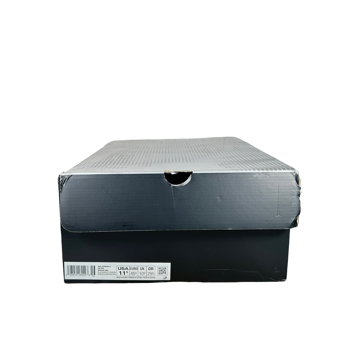 DD0587 008 Jordan 5 Retro Black University Blue (2026) [USED] - 11.5 M (Used)