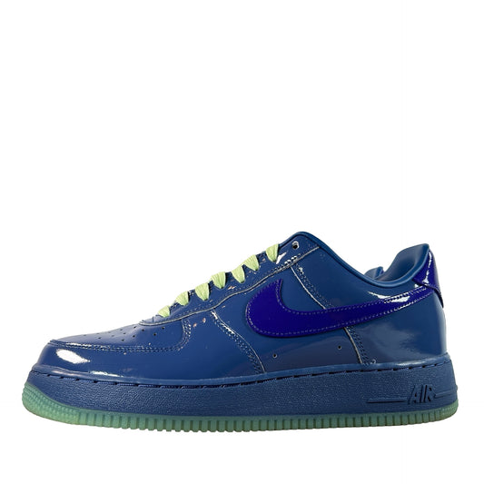 IO4489 400 Nike Air Force 1 Low Patent Leather Mystic Navy Grape Ice [USED] - 9 M (Used) (No Box)