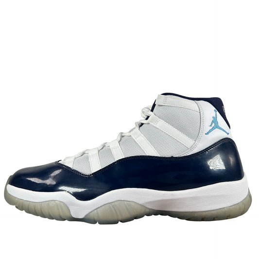 378037 123 Jordan 11 UNC Win Like 82 [CONDITIONAL] - 11 M (Yellowing)