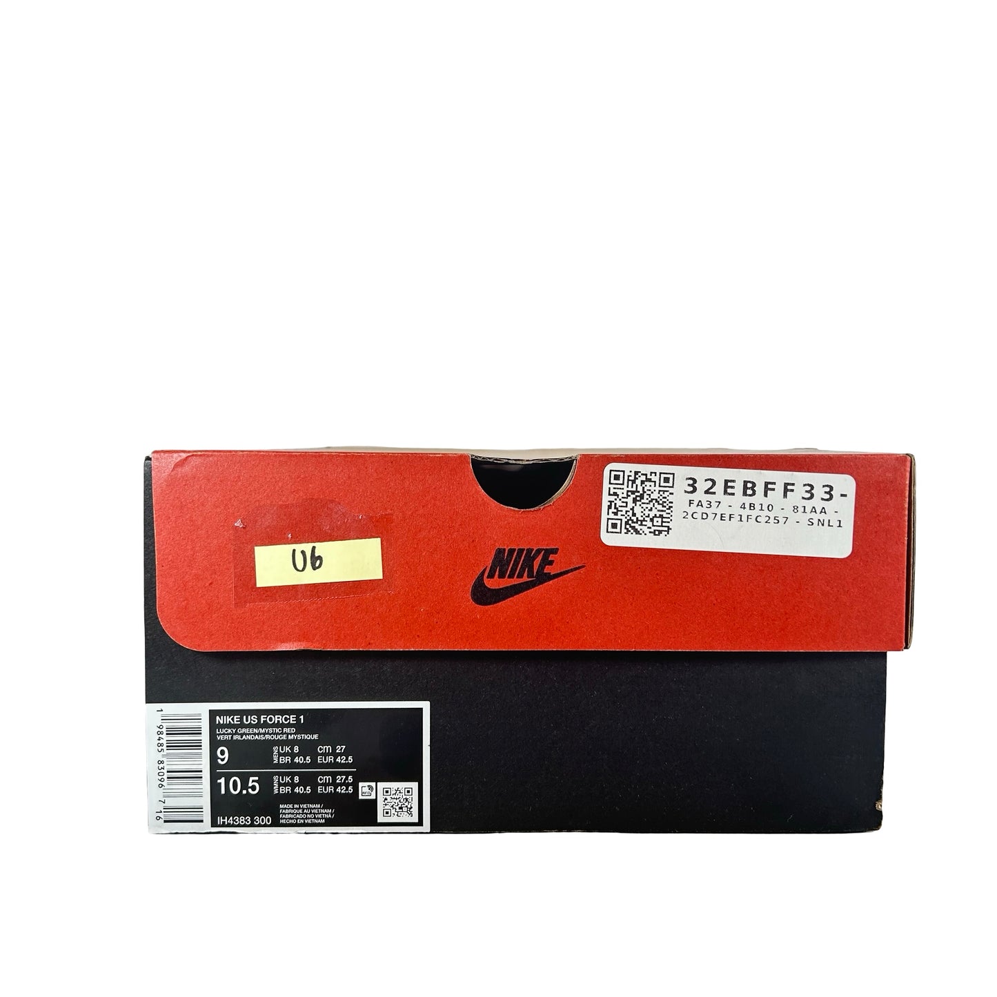 IH4383 300 Nike Air Force 1 Low Lil Yachty Concrete Boys Lucky Green [USED] - 9 M (Used6)