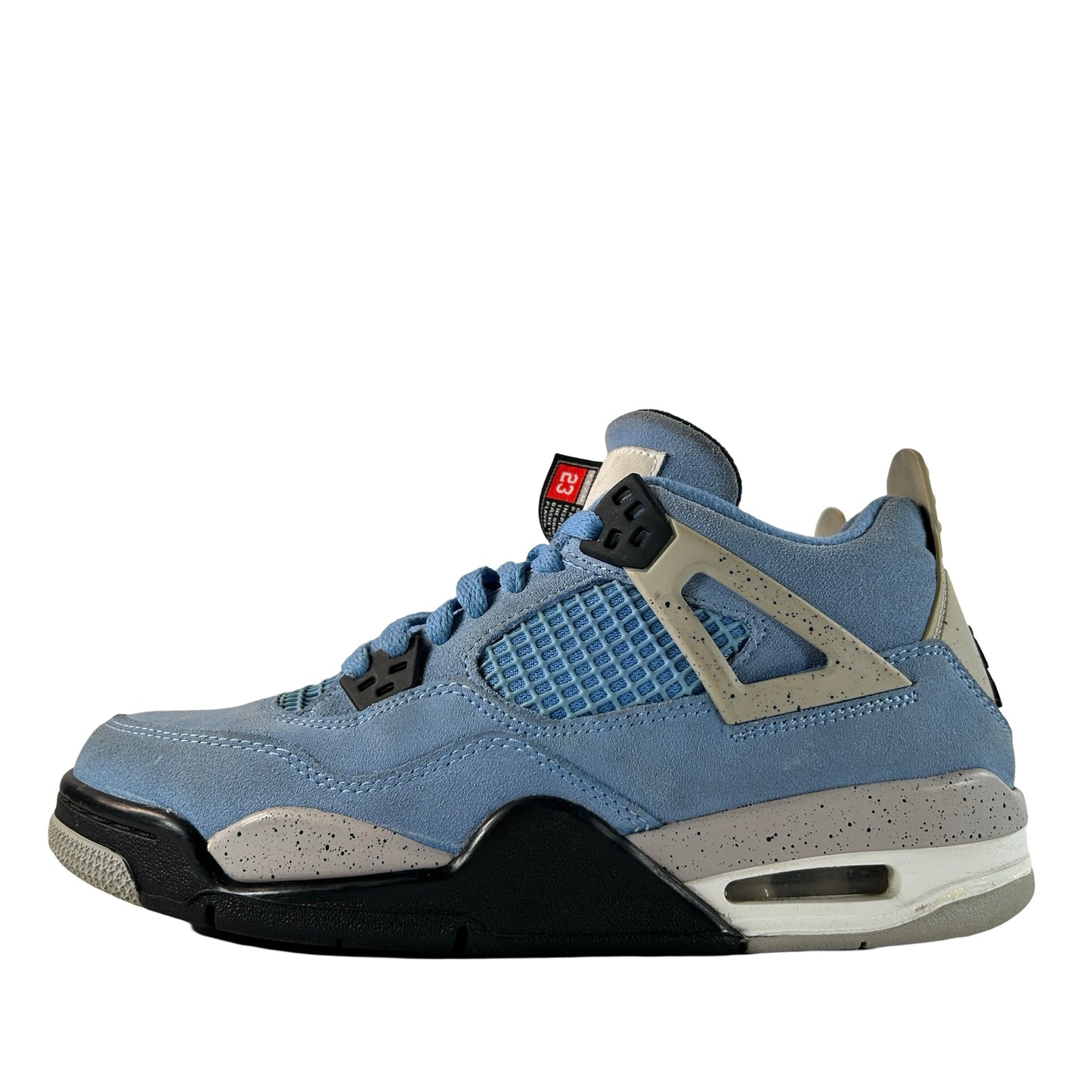 408452 400 Jordan 4 Retro University Blue (GS) [USED] - 7 Y (Used) (No Box4)
