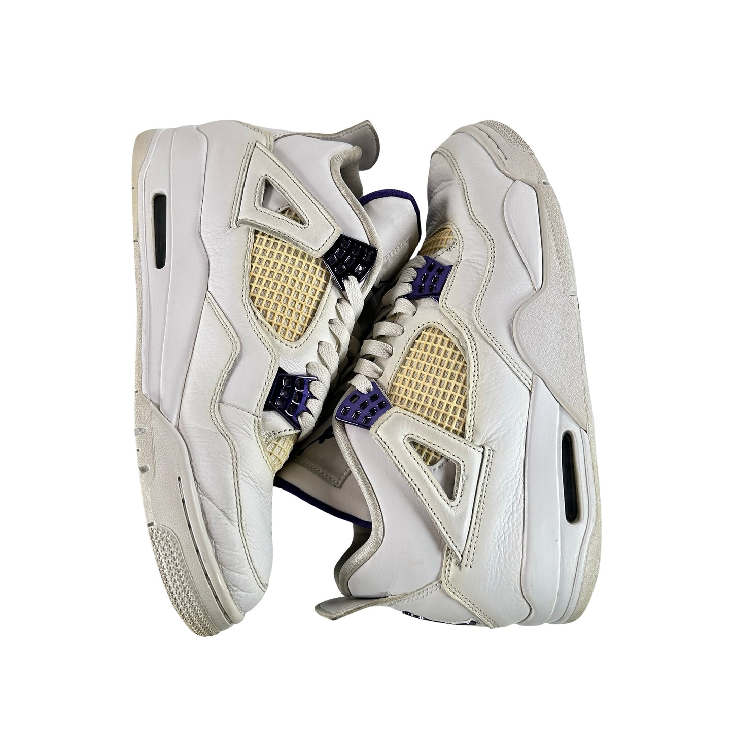CT8527 115 Jordan 4 Retro Metallic Purple [USED] - 9.5 M (Used) (Replace Box)
