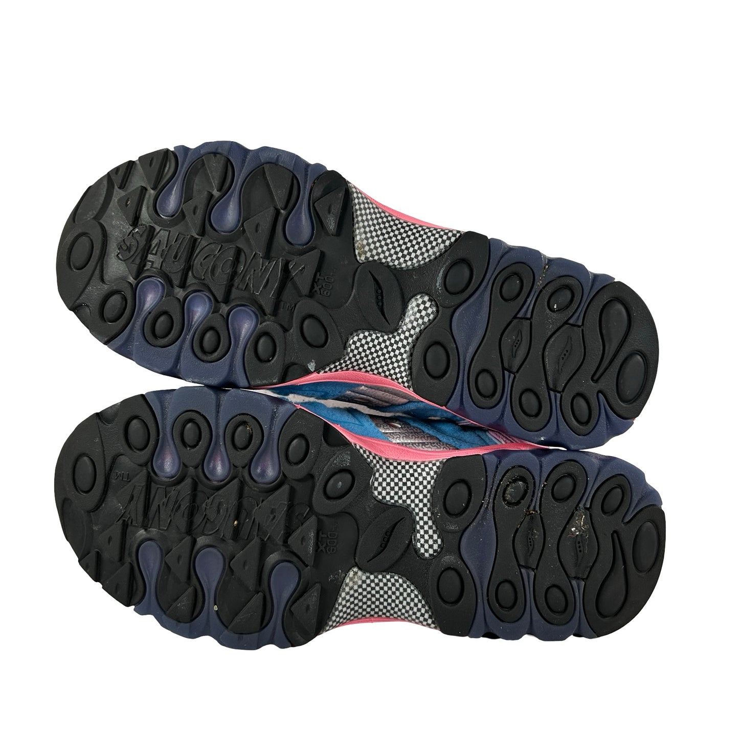 S70922 2 Saucony Matrix Jae Tips No Shoes In The House Blue Pink [USED] - 7 M (Used)