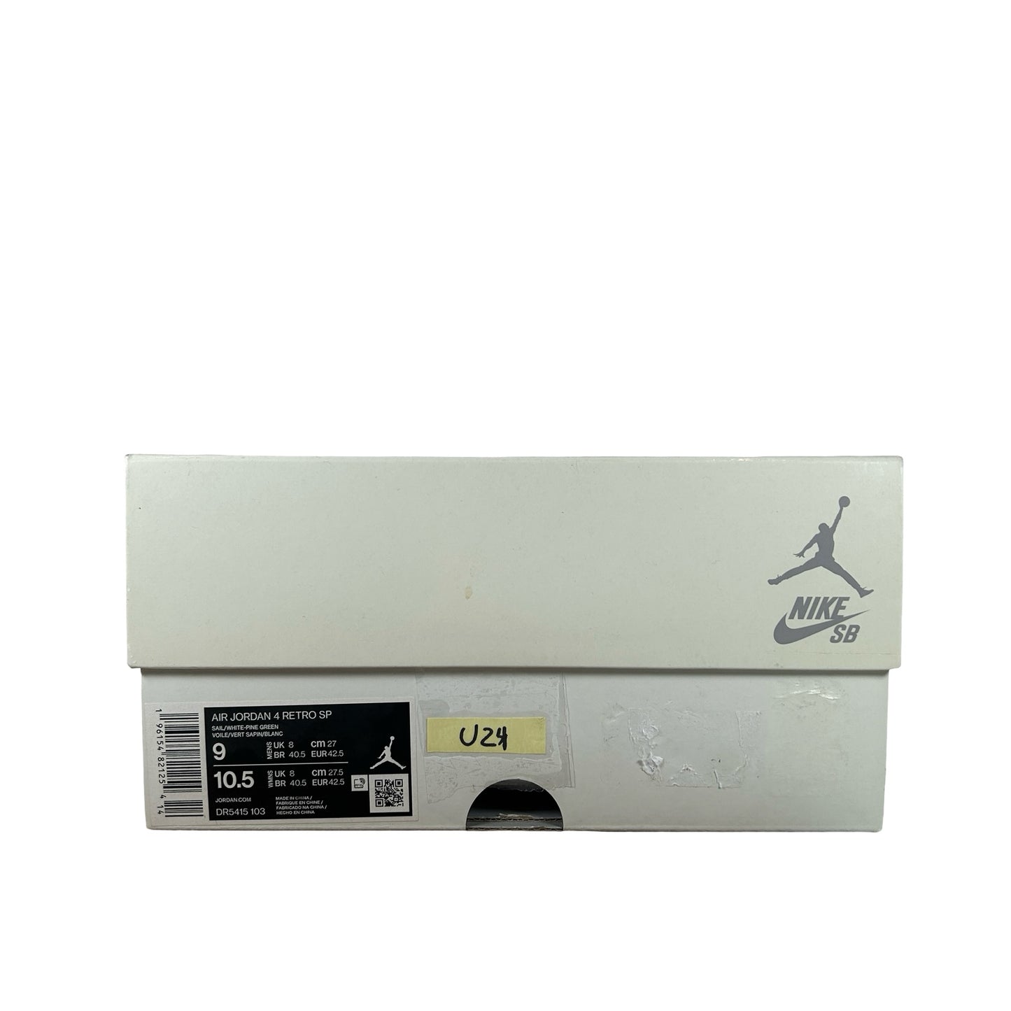 DR5415 103 Jordan 4 Retro SB Pine Green [USED] - 9 M (Used24)