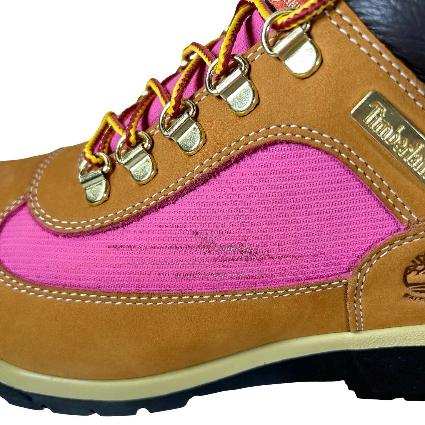 Big Dreamerz x Timberland Field Boot Raspberry Cornbread [USED] - 9 M (VNDS)