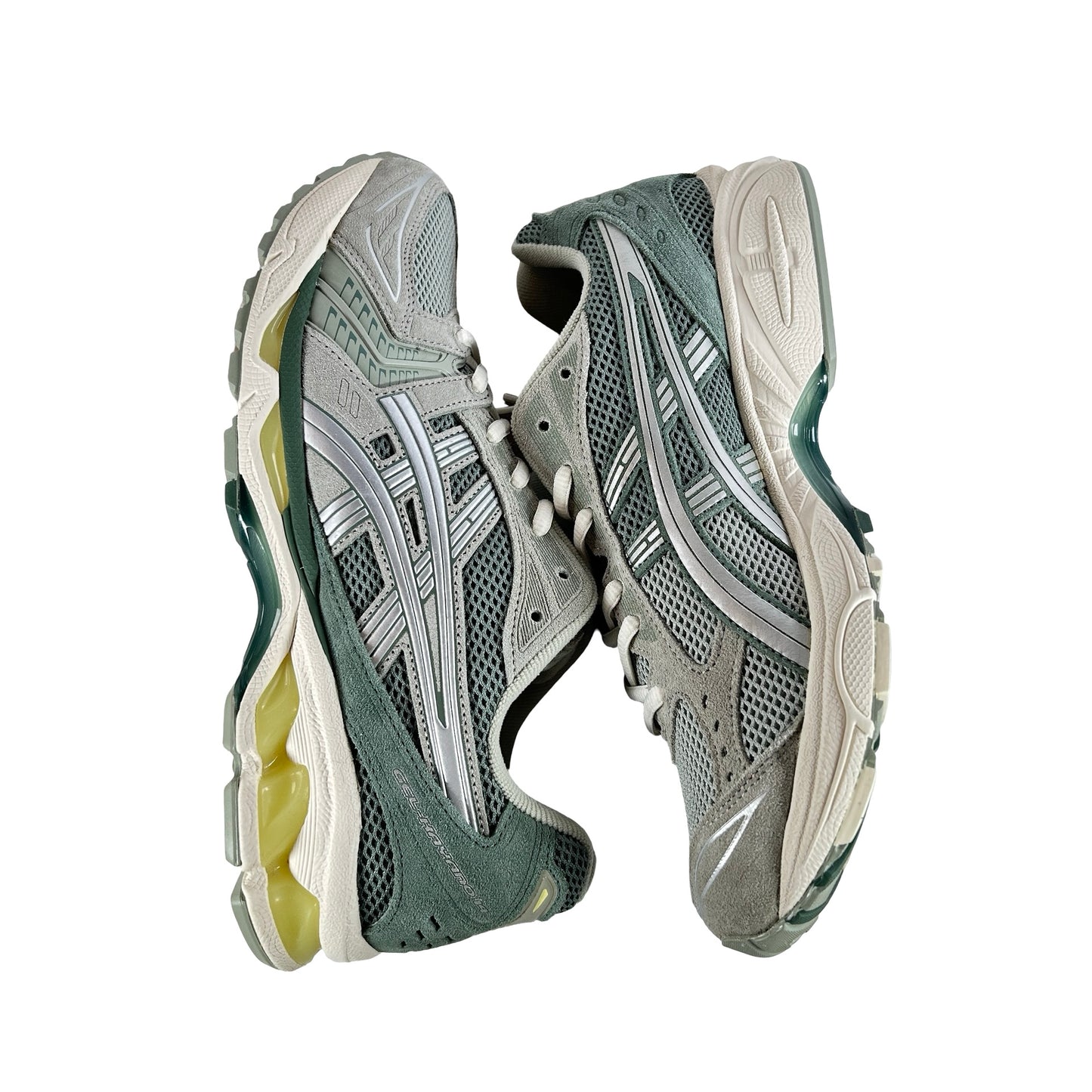 1201A161 301 ASICS Gel-Kayano 14 Olive Grey Pure Silver [USED] - 10.5 M (Used)