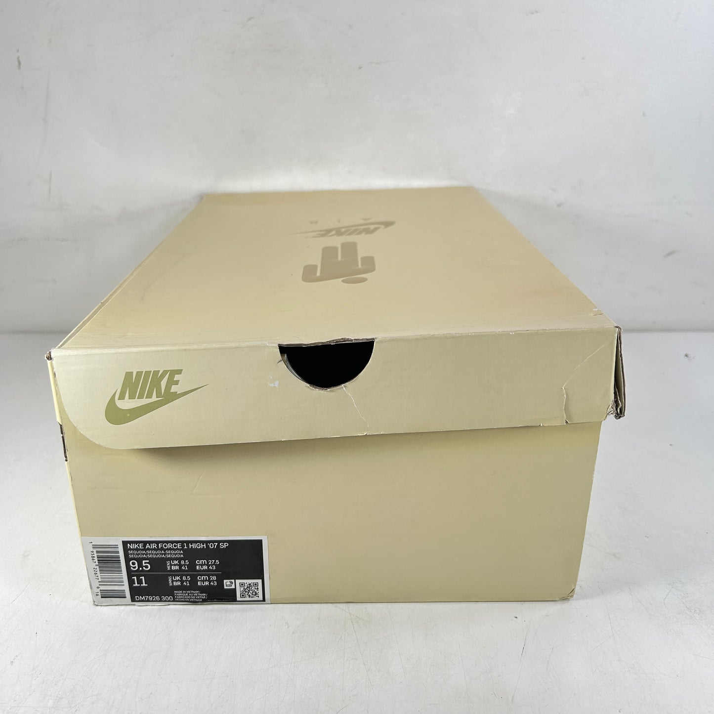 DM7926 300 Nike Air Force 1 High '07 SP Billie Eilish Sequoia [USED] - 9.5 M (Used)