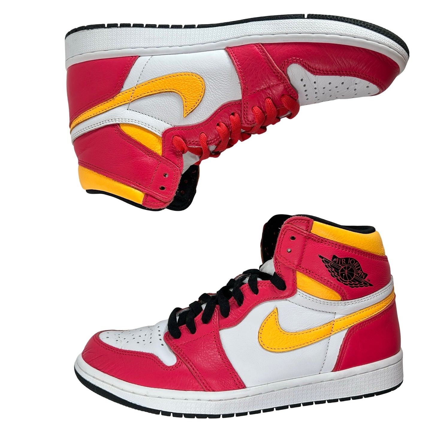 555088 603 Jordan 1 Retro High OG Light Fusion Red [USED] - 10 M (Used)