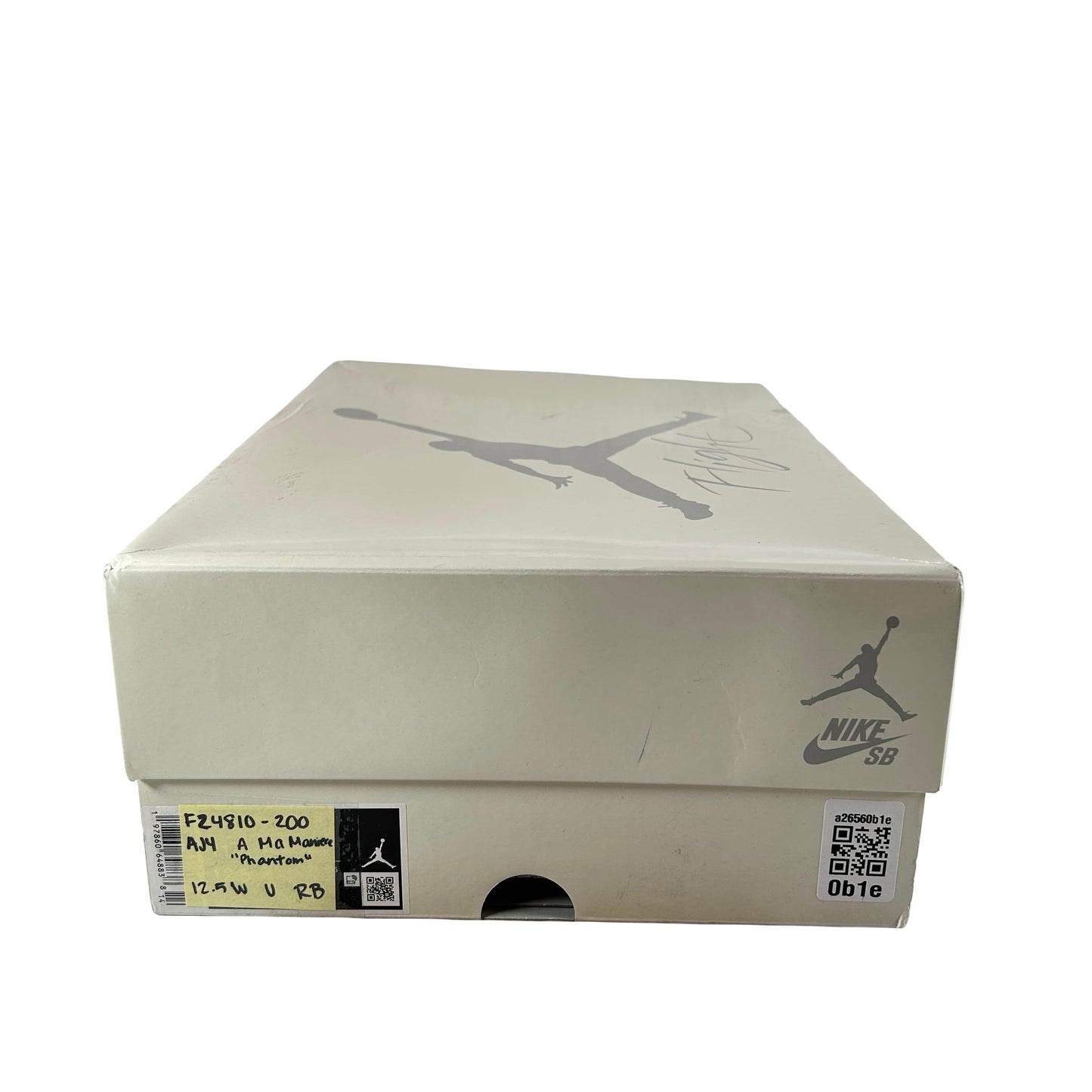 FZ4810 200 A Ma Maniére x Wmns Air Jordan 4 Retro 'Phantom' [USED] - 12.5 W (Used) (Replace Box)
