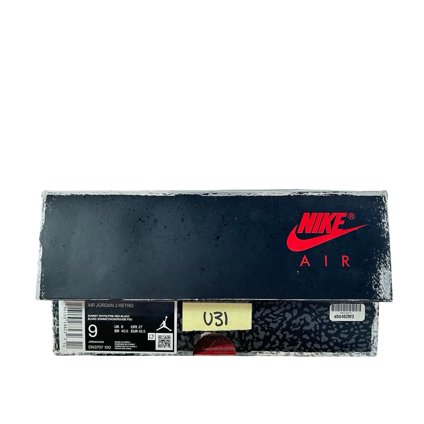 DN3707 100 Jordan 3 Retro White Cement Reimagined [USED] - 9 M (Used31)