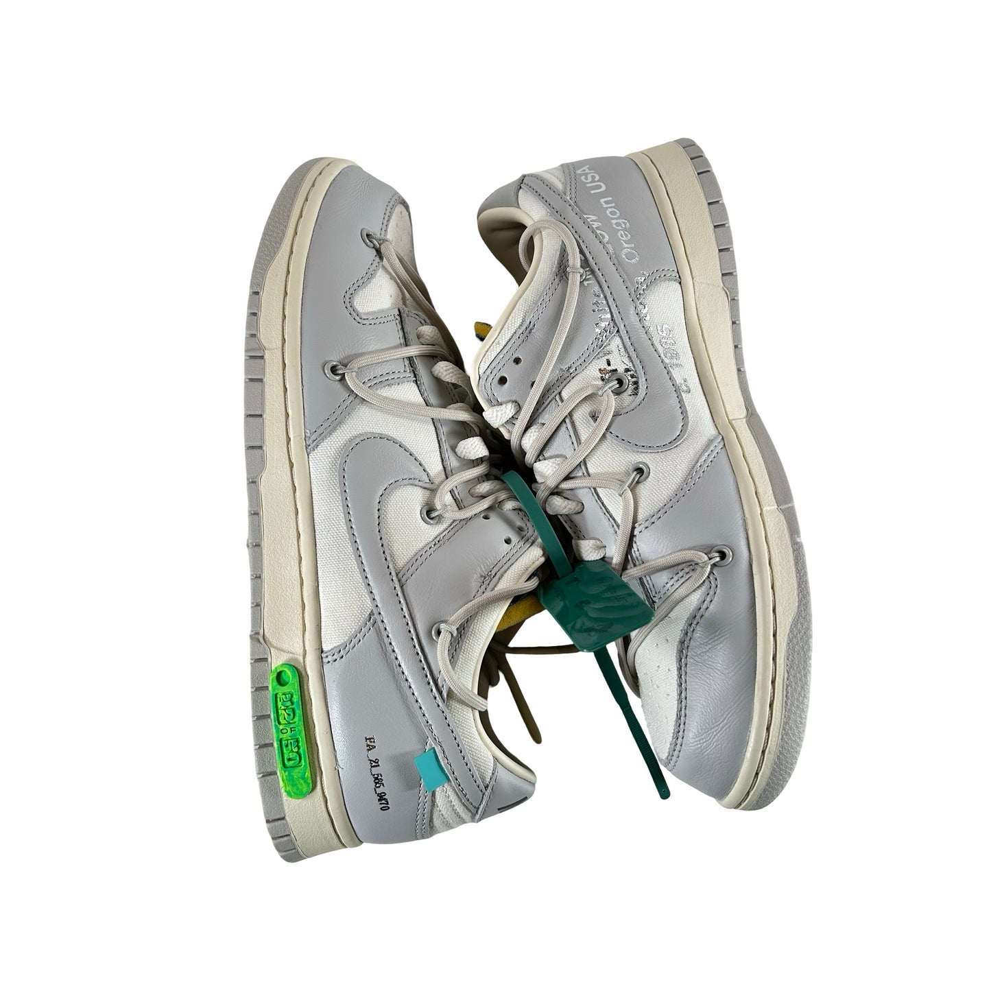 DM1602 117 Nike Dunk Low Off-White Lot 42 [USED] - 10 M (Used)